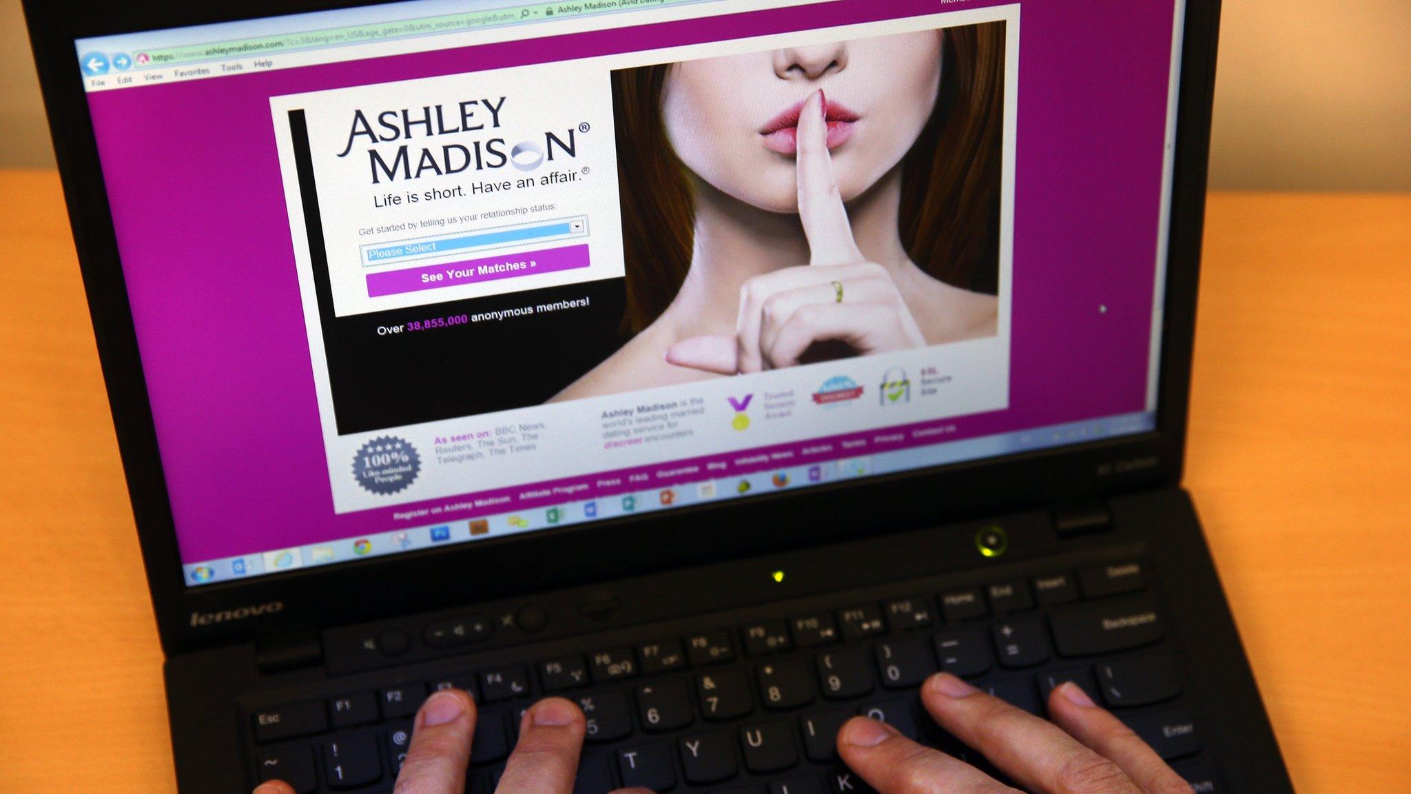 Ashley Madison website