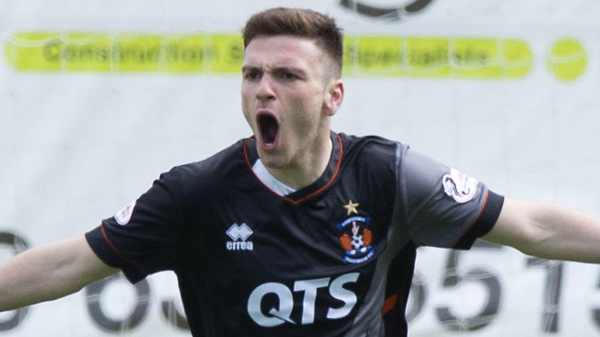 Kilmarnock's Greg Kiltie celebrates