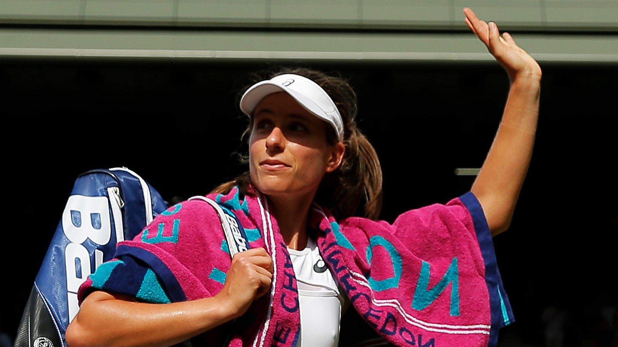 Johanna Konta loses at Wimbledon