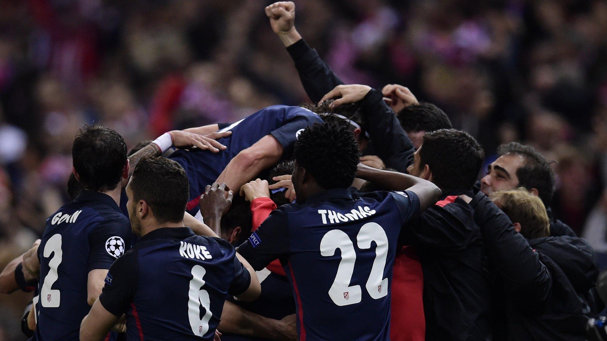 Atletico Madrid celebrate