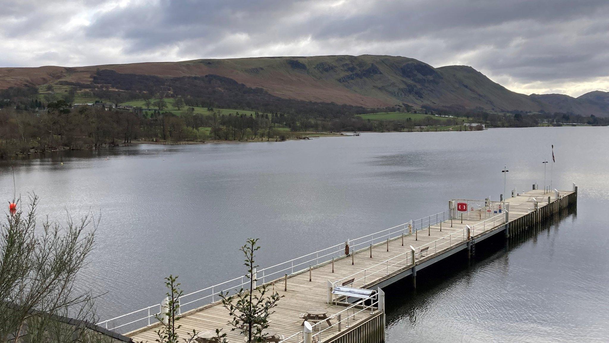 Ullswater Steamers pier at Pooley Bridge