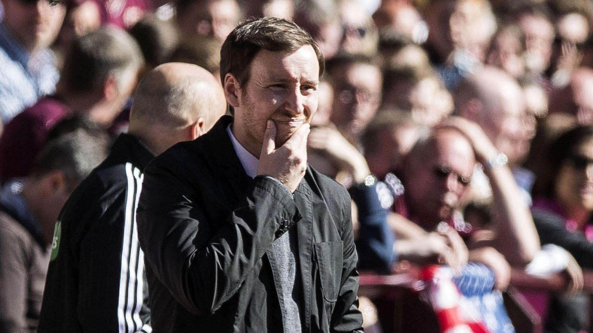 Hearts head coach Ian Cathro