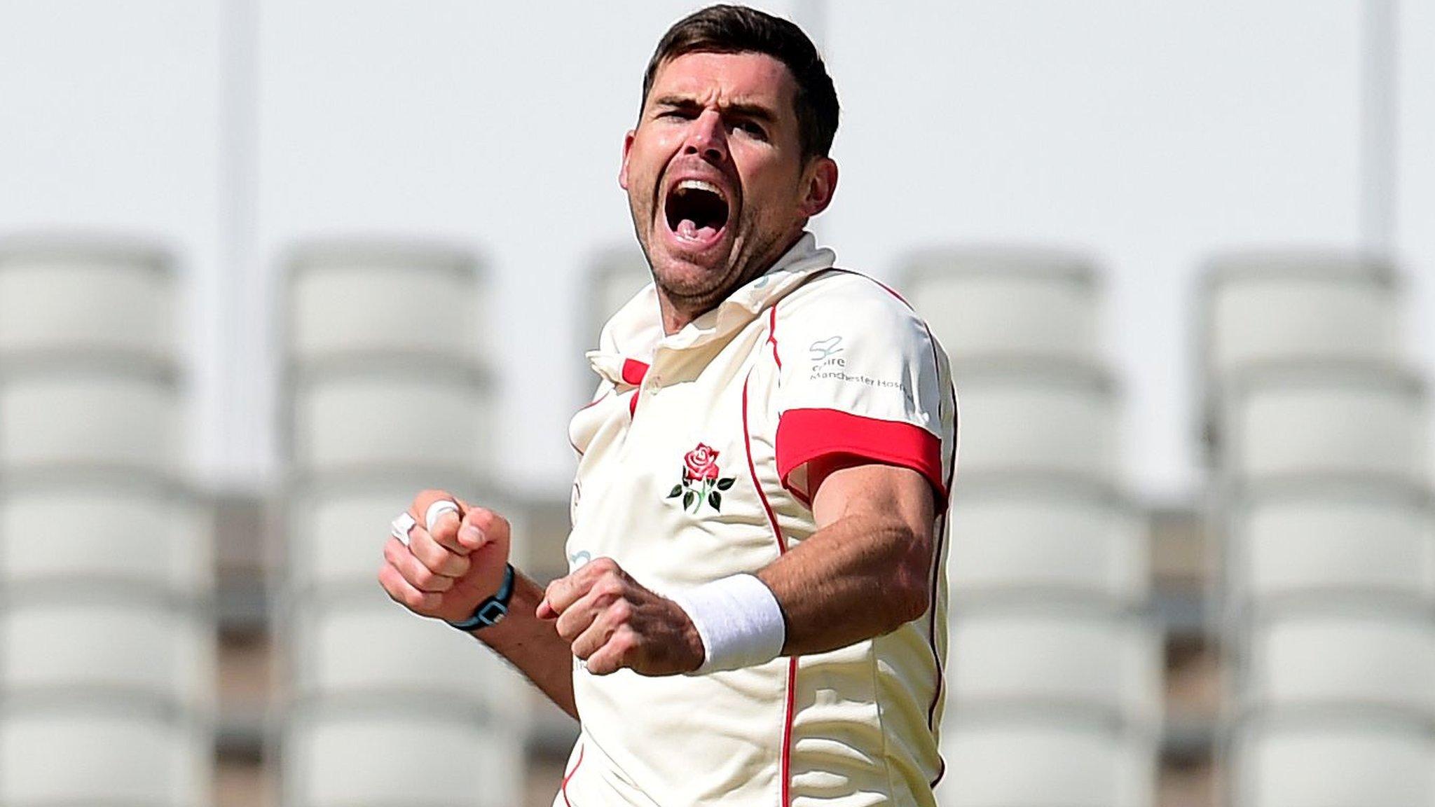 Lancashire's Jimmy Anderson