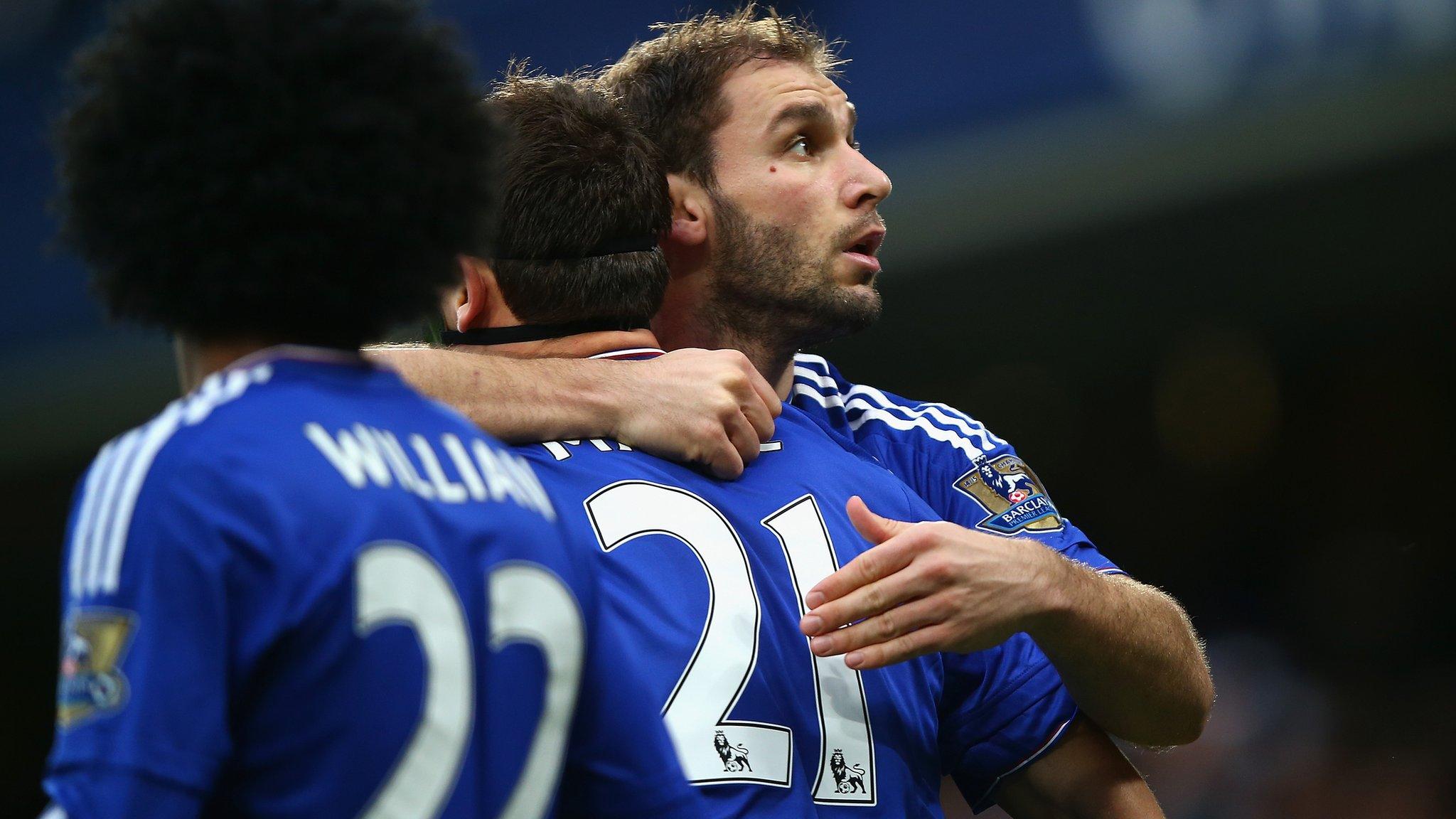 Branislav Ivanovic celebrates