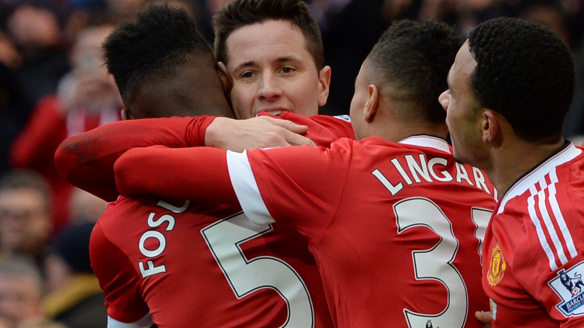 Ander Herrera celebrates