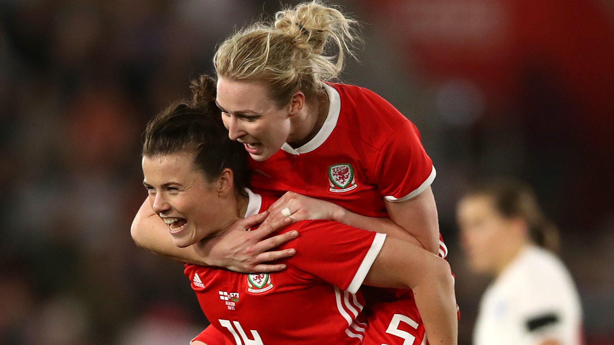 Wales celebrate