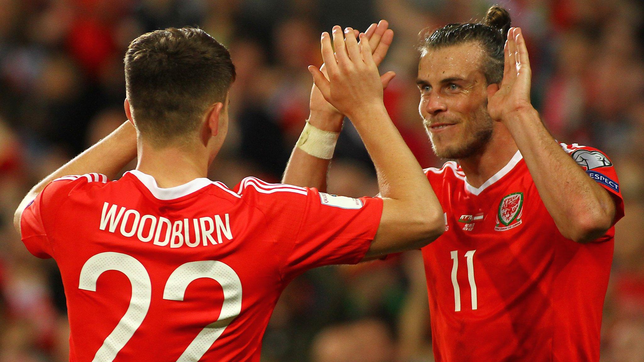 Ben Woodburn and Gareth Bale