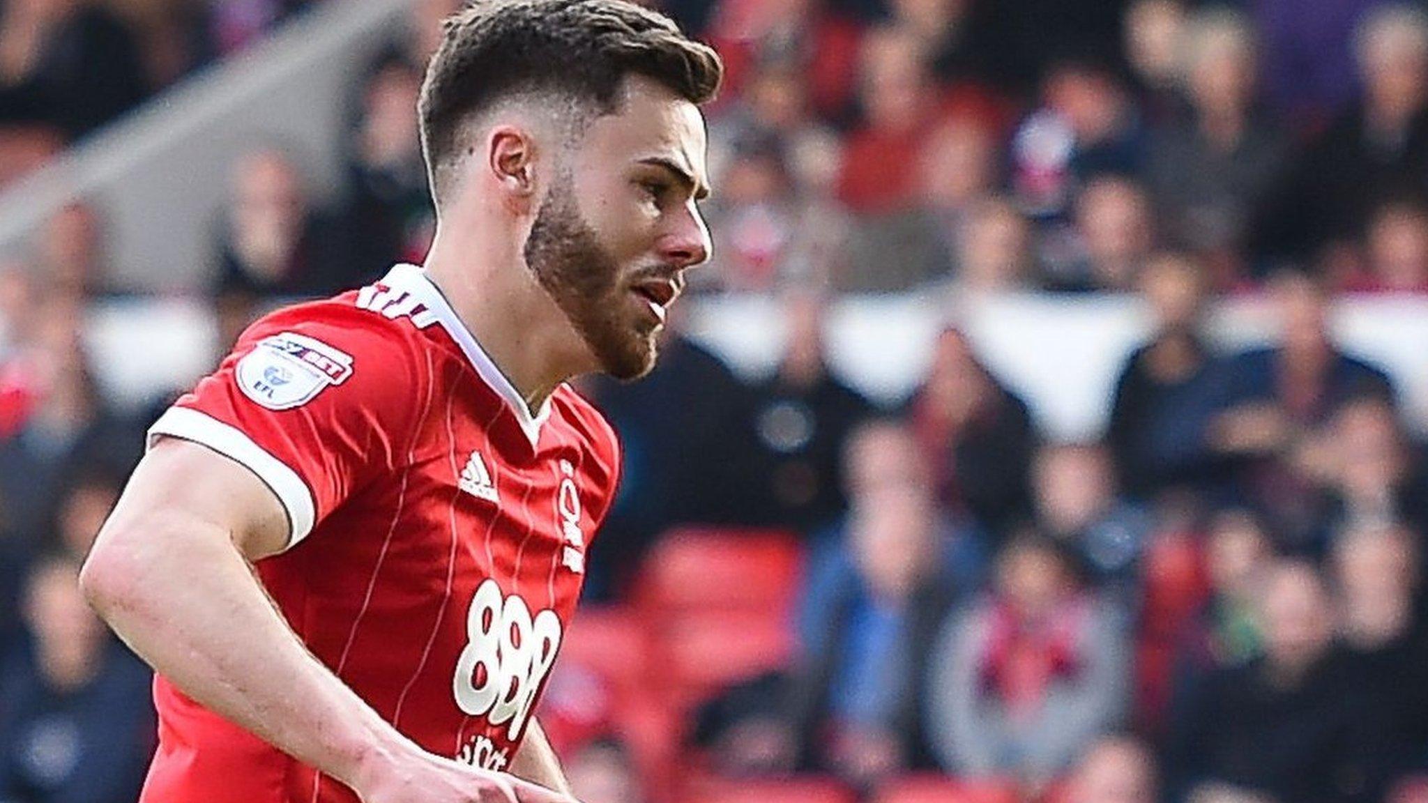 Brereton playing for Nottingham Forest