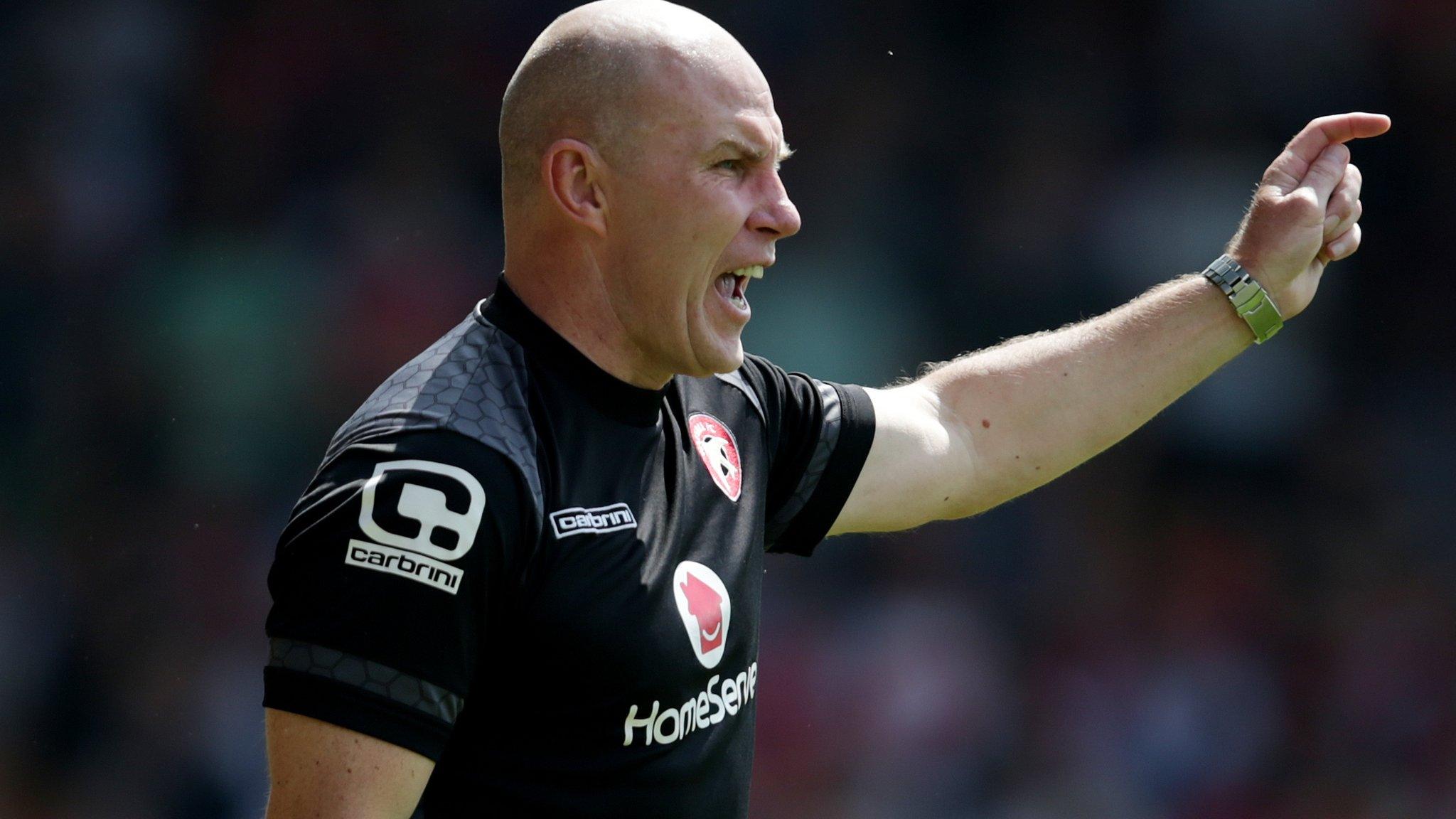 Walsall interim head coach Jon Whitney