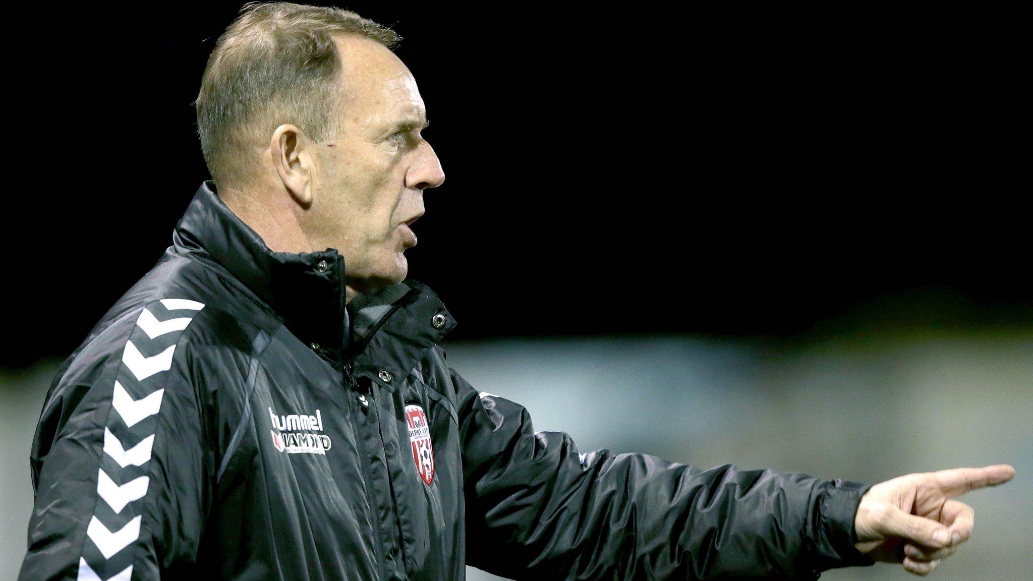 Kenny Shiels is aiming for a first cup success as Candystripes manager