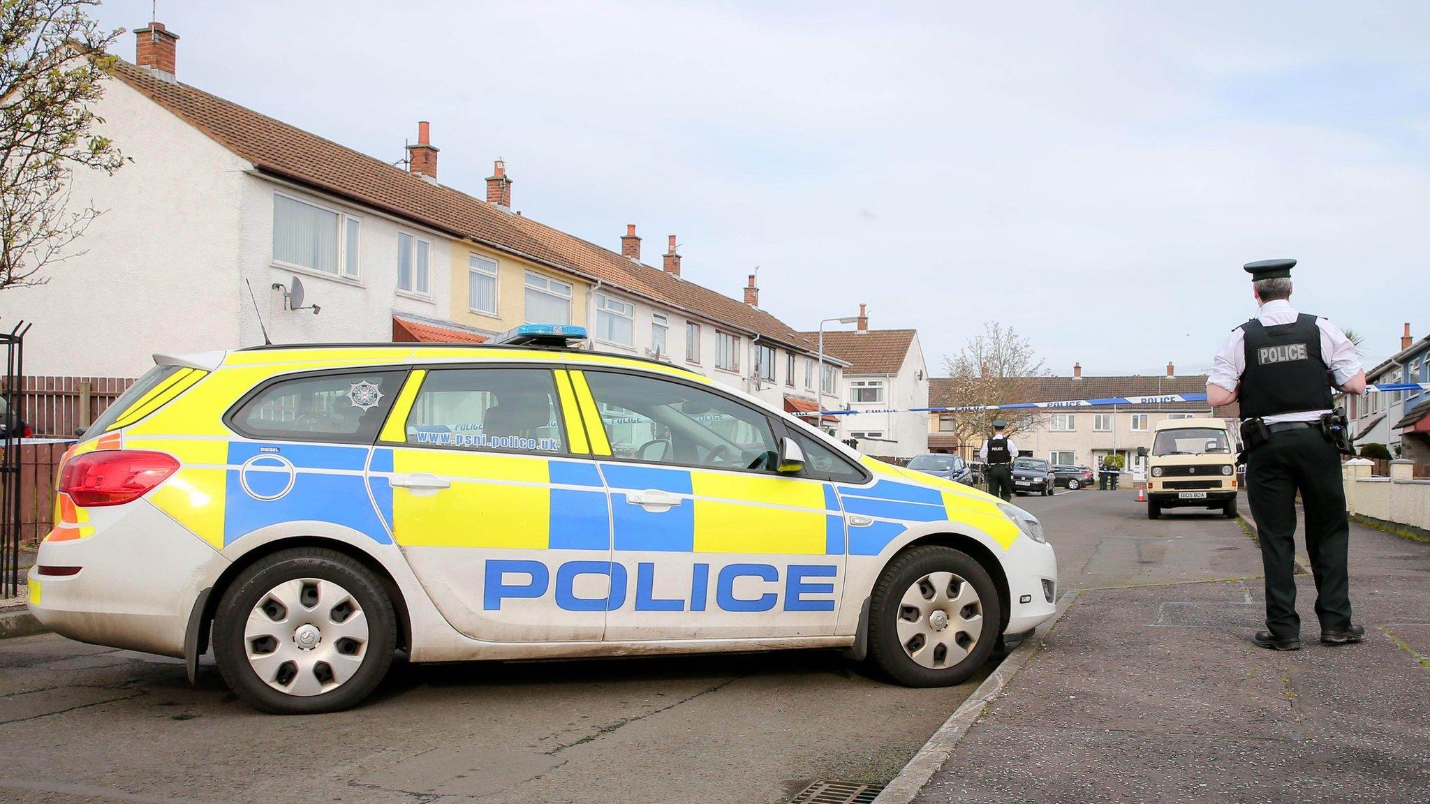 Scene of shooting in Carrickfergus