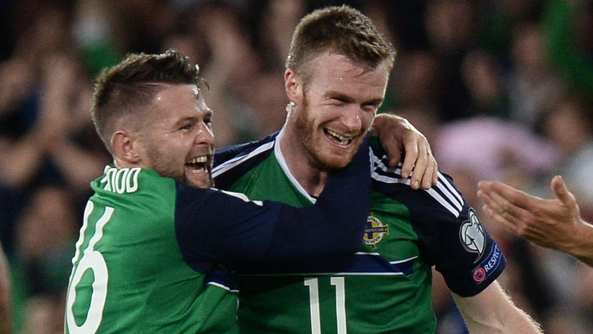 Chris Brunt's free-kick made it 2-0 to Northern Ireland