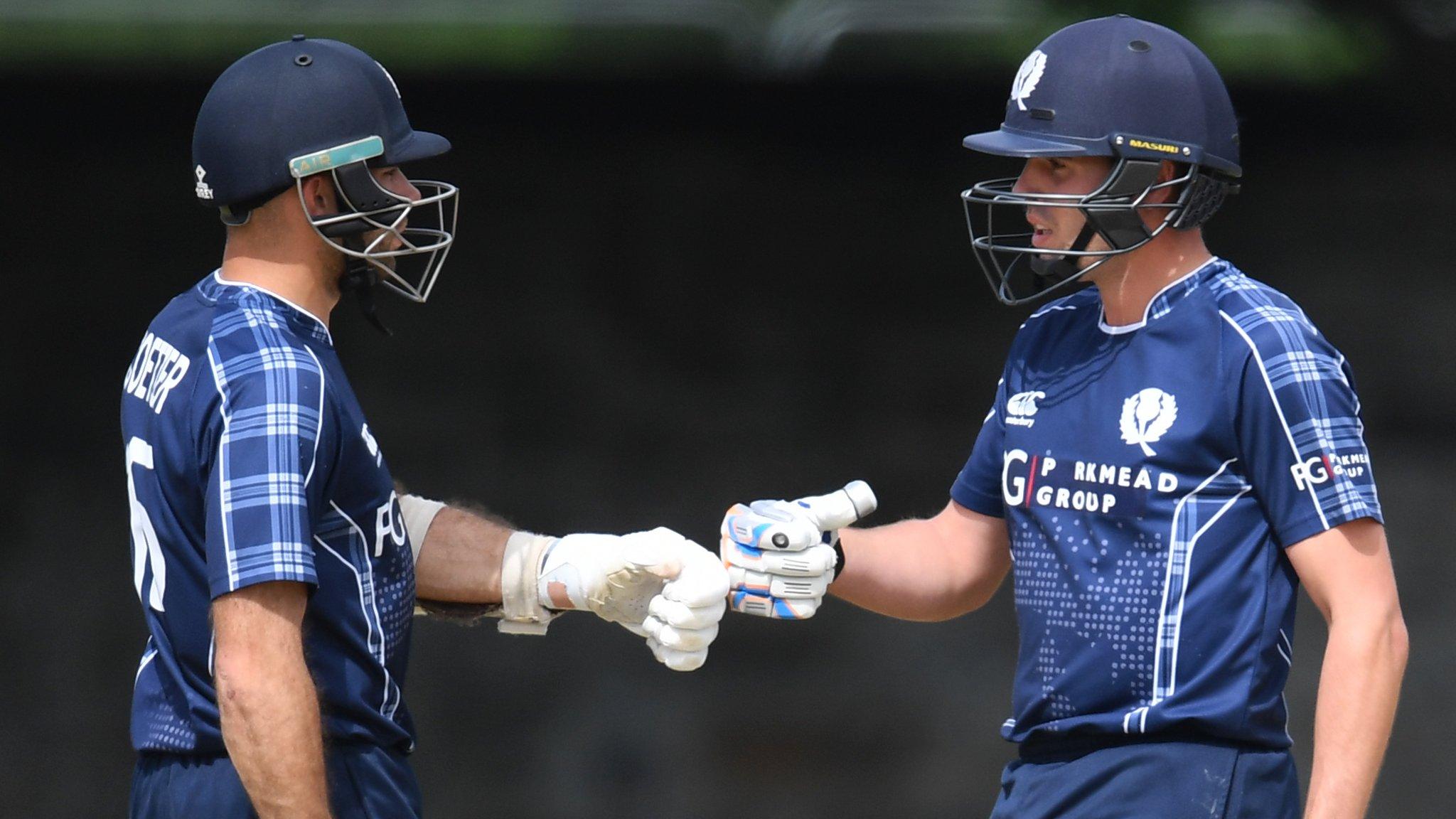 Kyle Coetzer and Calum MacLeod both hit 50s in the Scotland victory