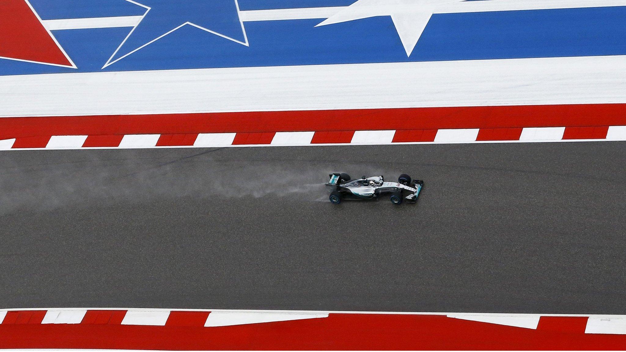 Lewis Hamilton at the US Grand Prix