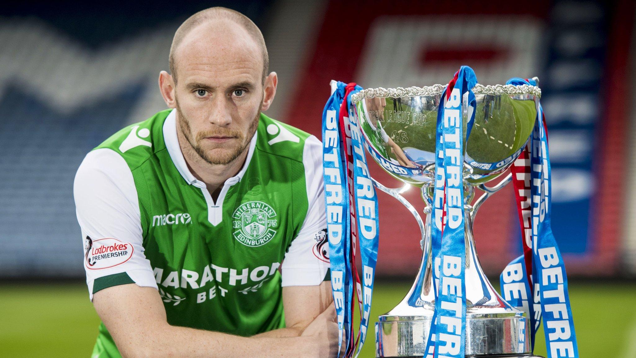 Hibernian captain David Gray