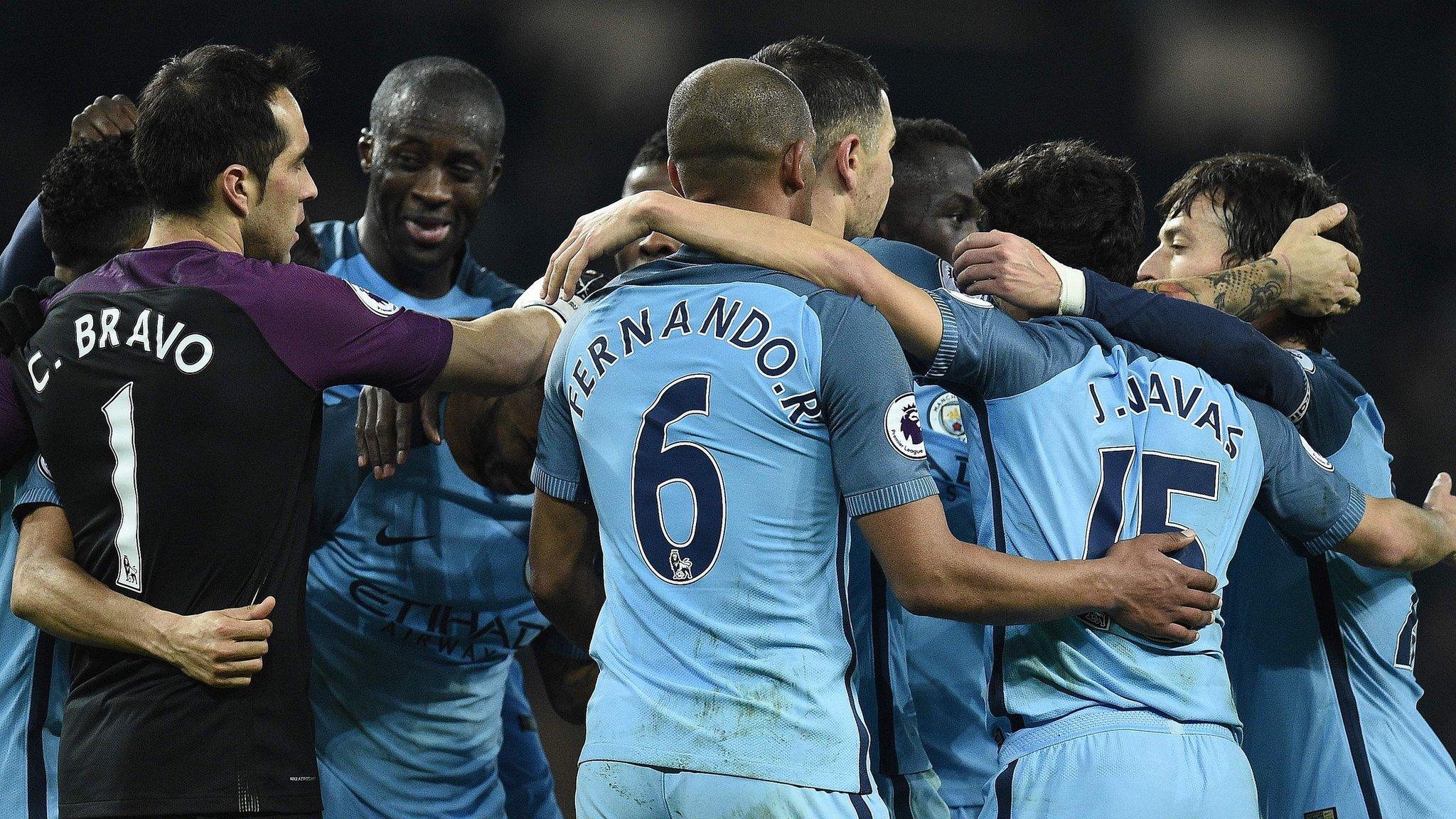 Manchester City celebrate