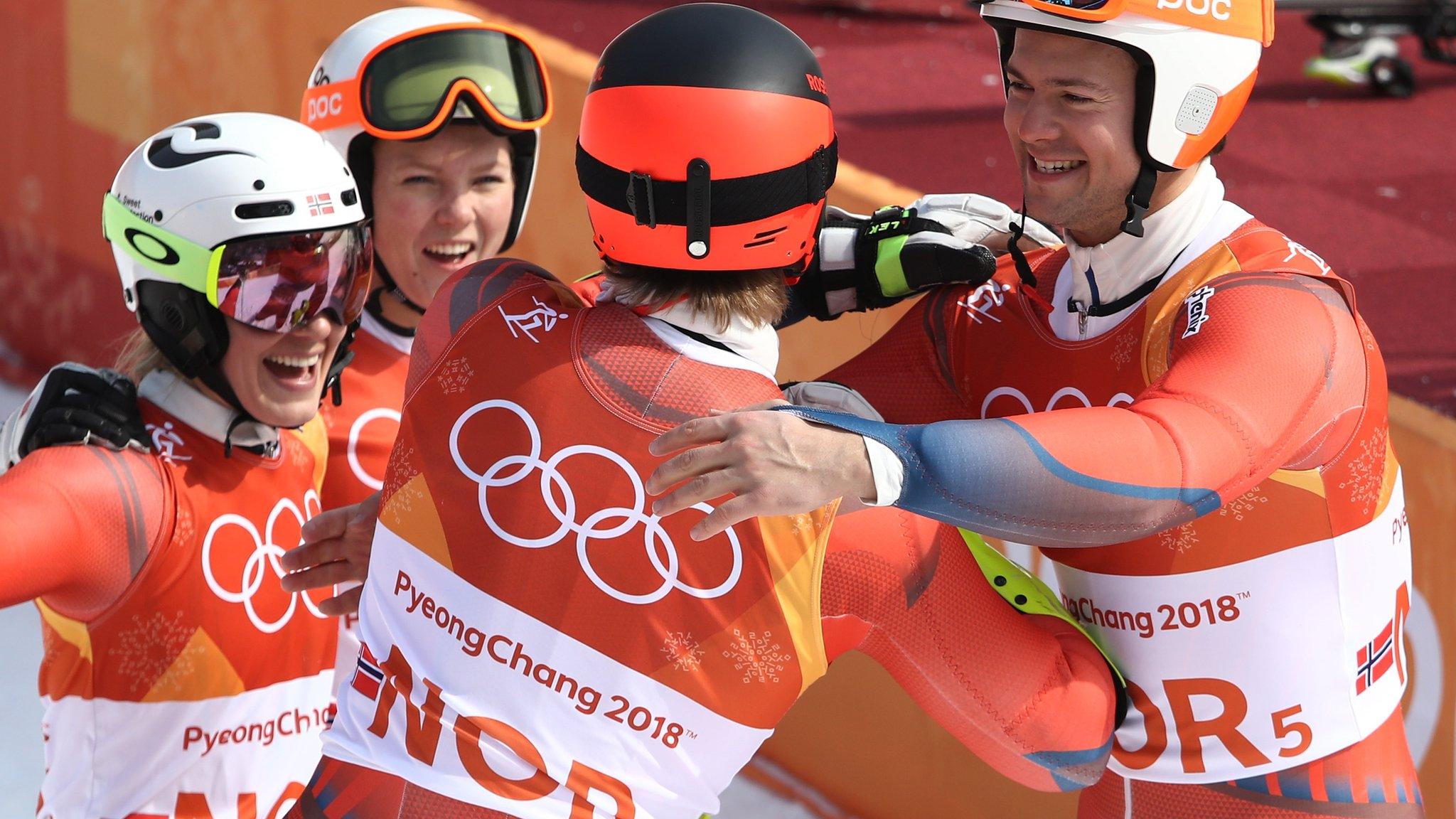 Norway celebrate medal