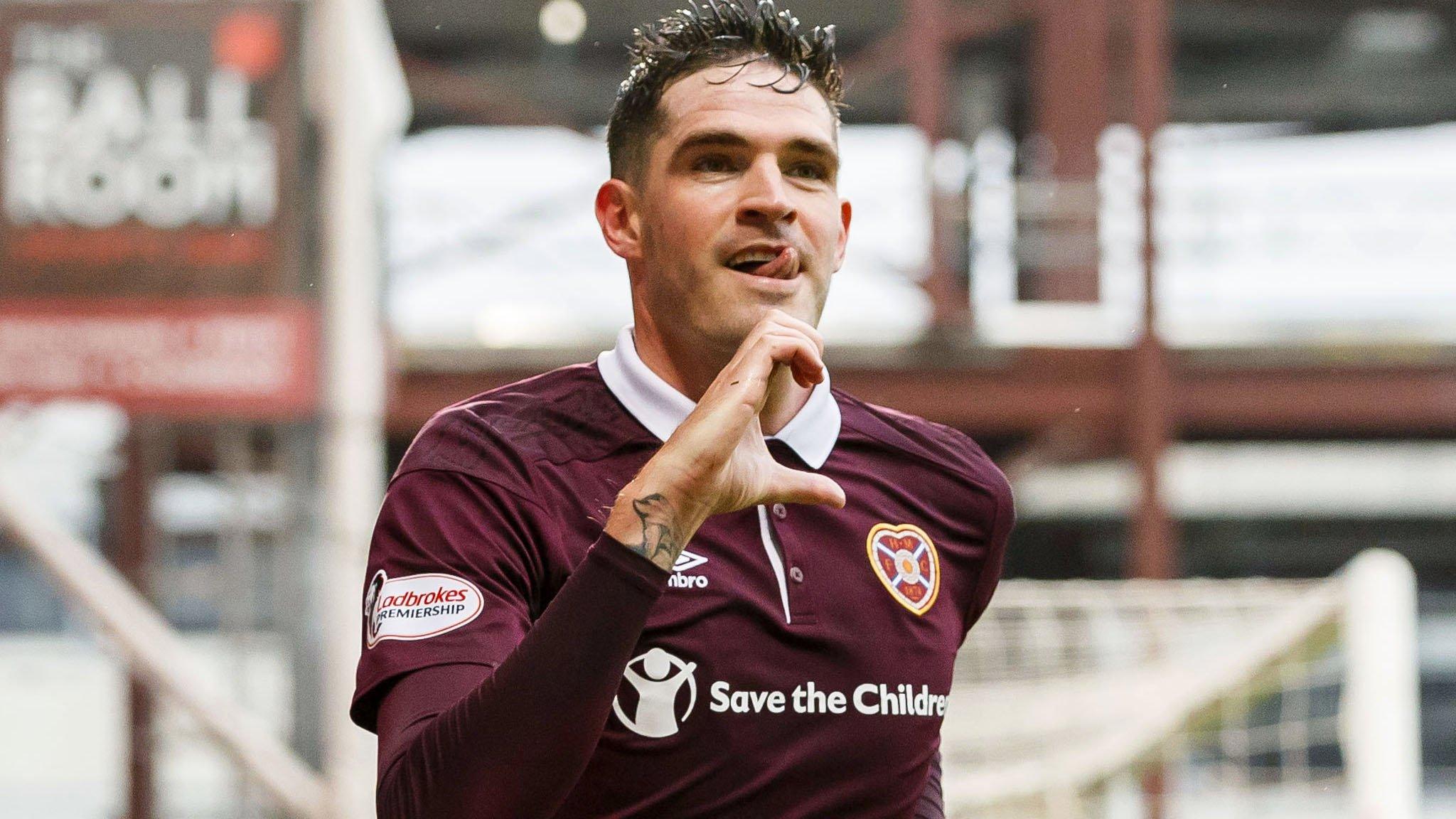 Hearts' Kyle Lafferty