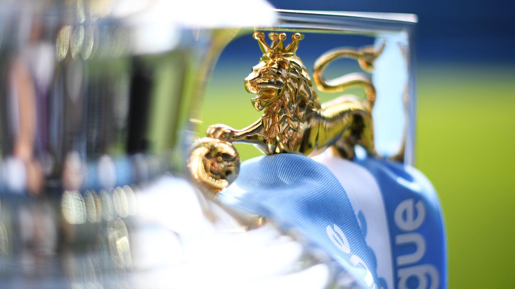 Premier League trophy