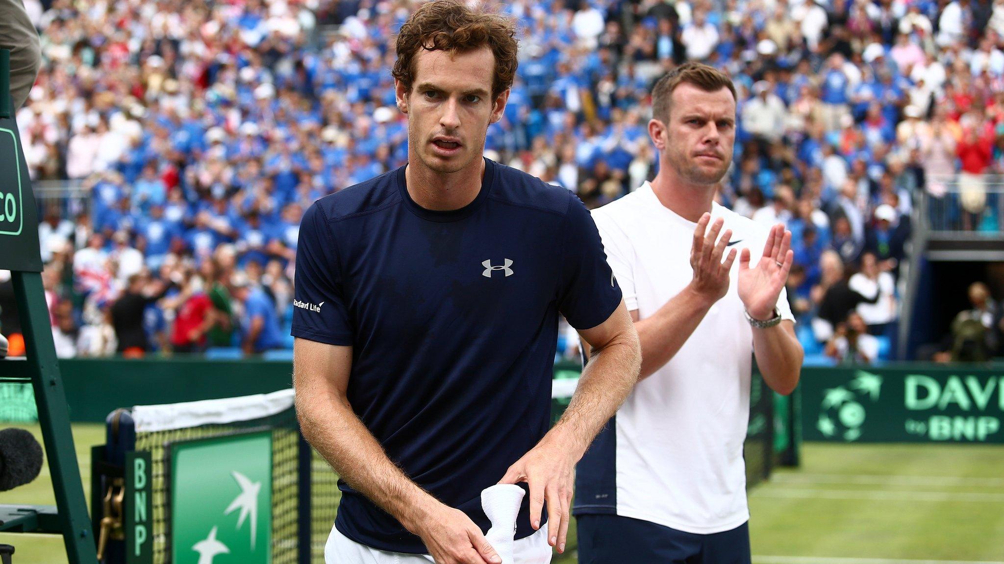 Andy Murray and Leon Smith