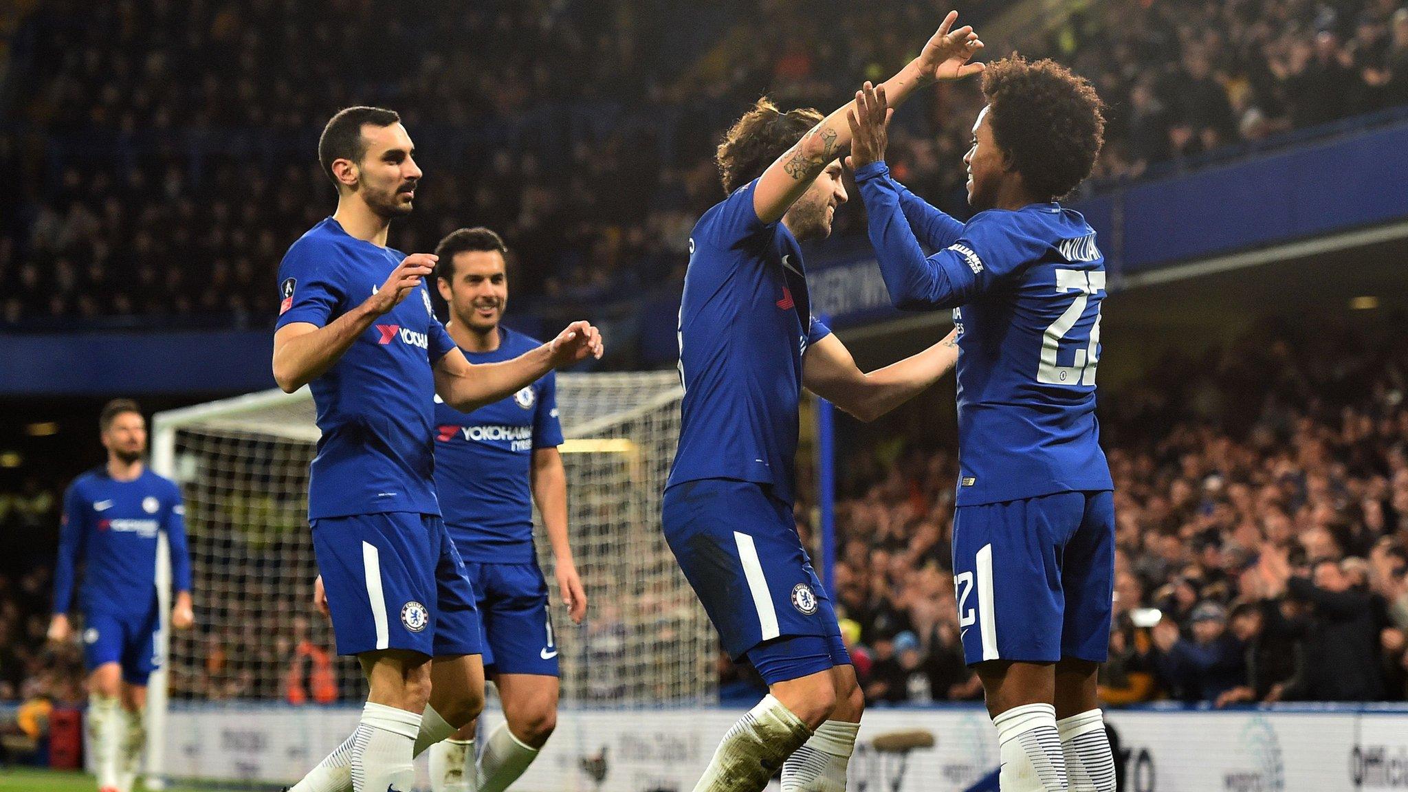 Chelsea celebrate