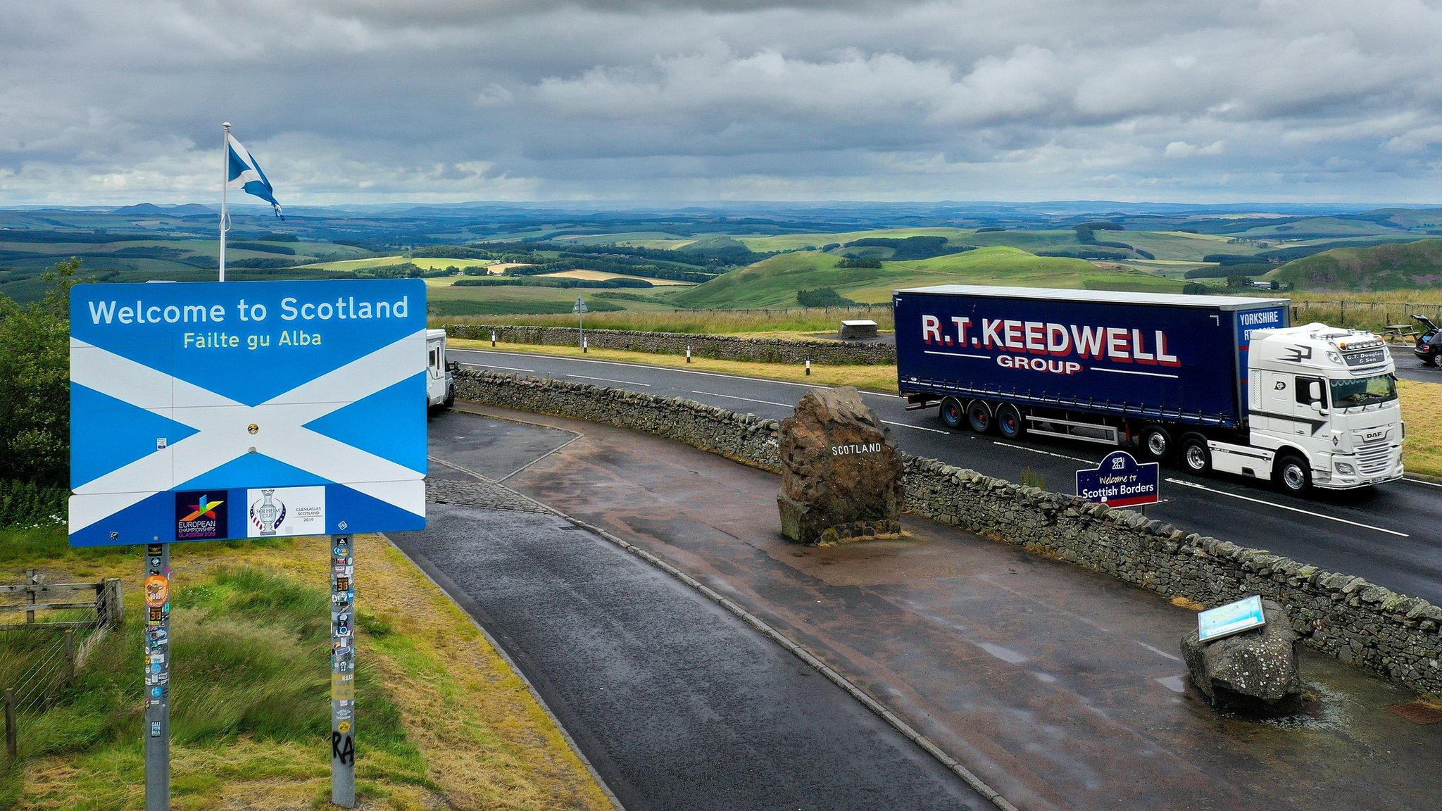 Scotland-England border