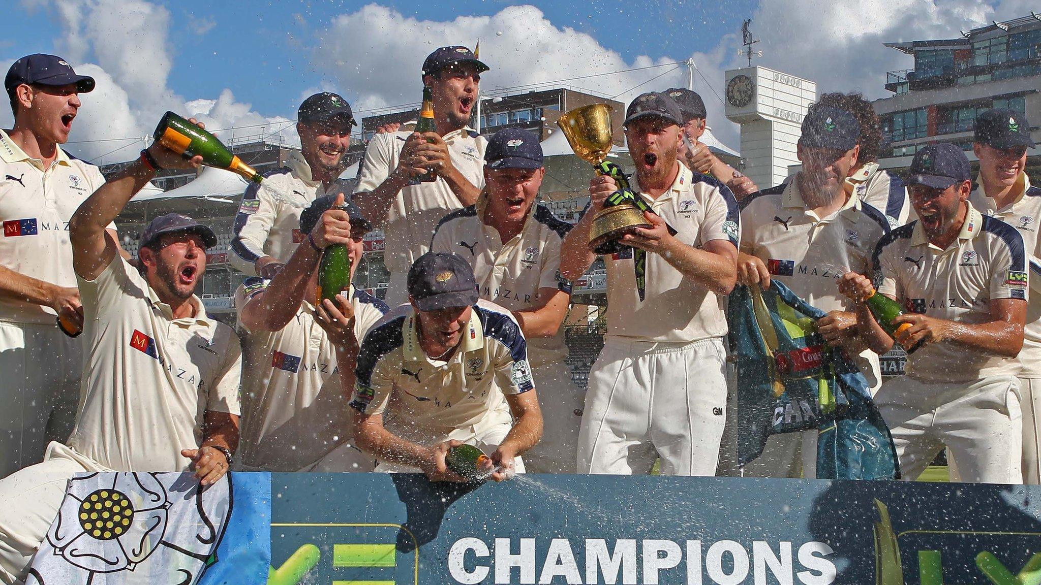 Yorkshire win the County Championship