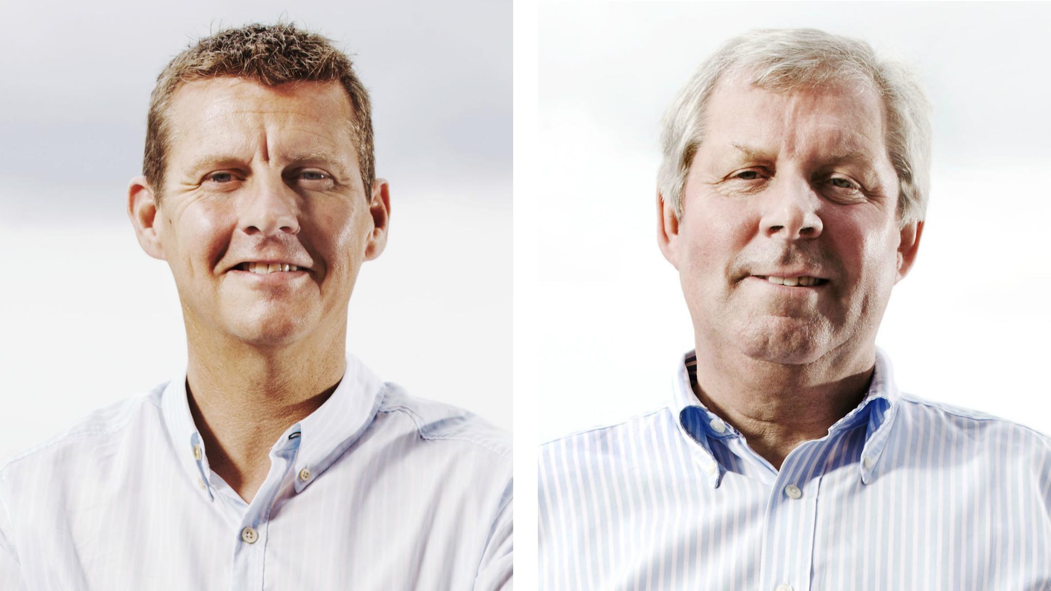 BBC Athletics commentators Steve Cram and Brendan Foster