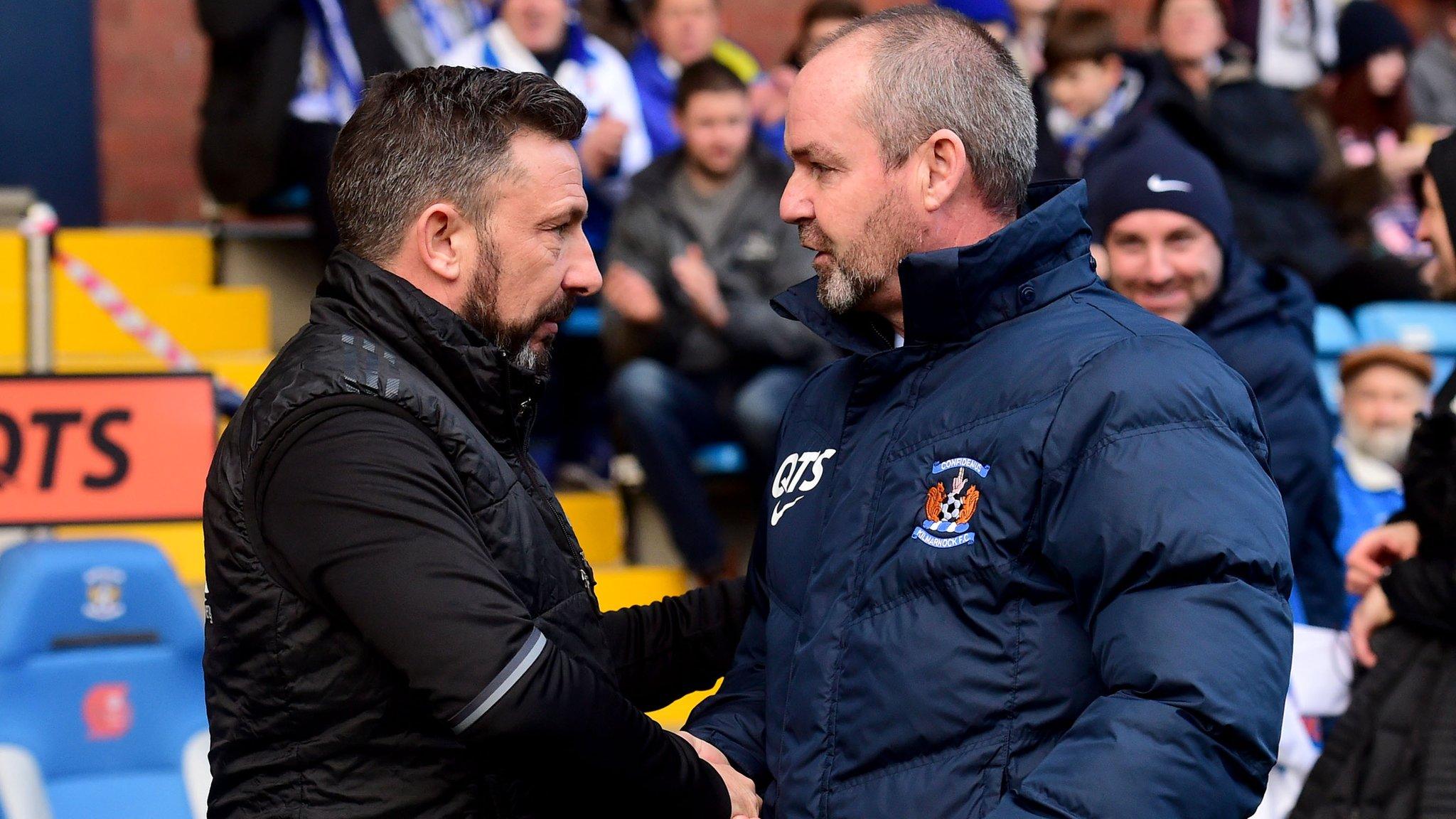 Derek McInnes and Steve Clarke