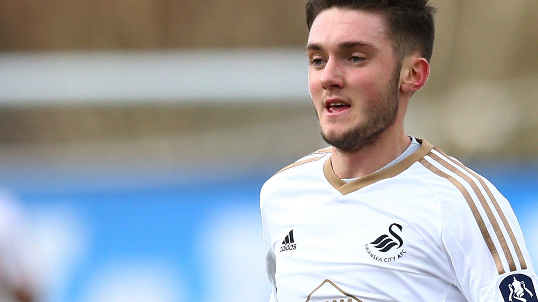 Matt Grimes in action for Swansea