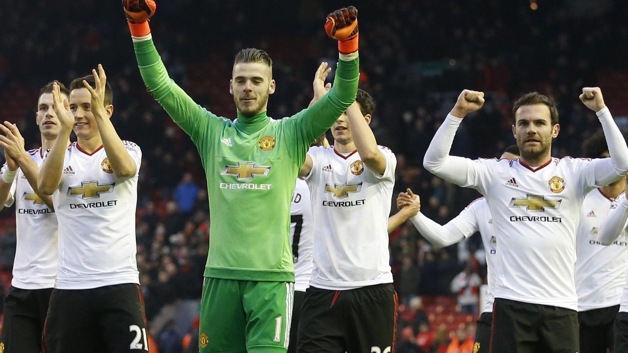 David De Gea celebrates