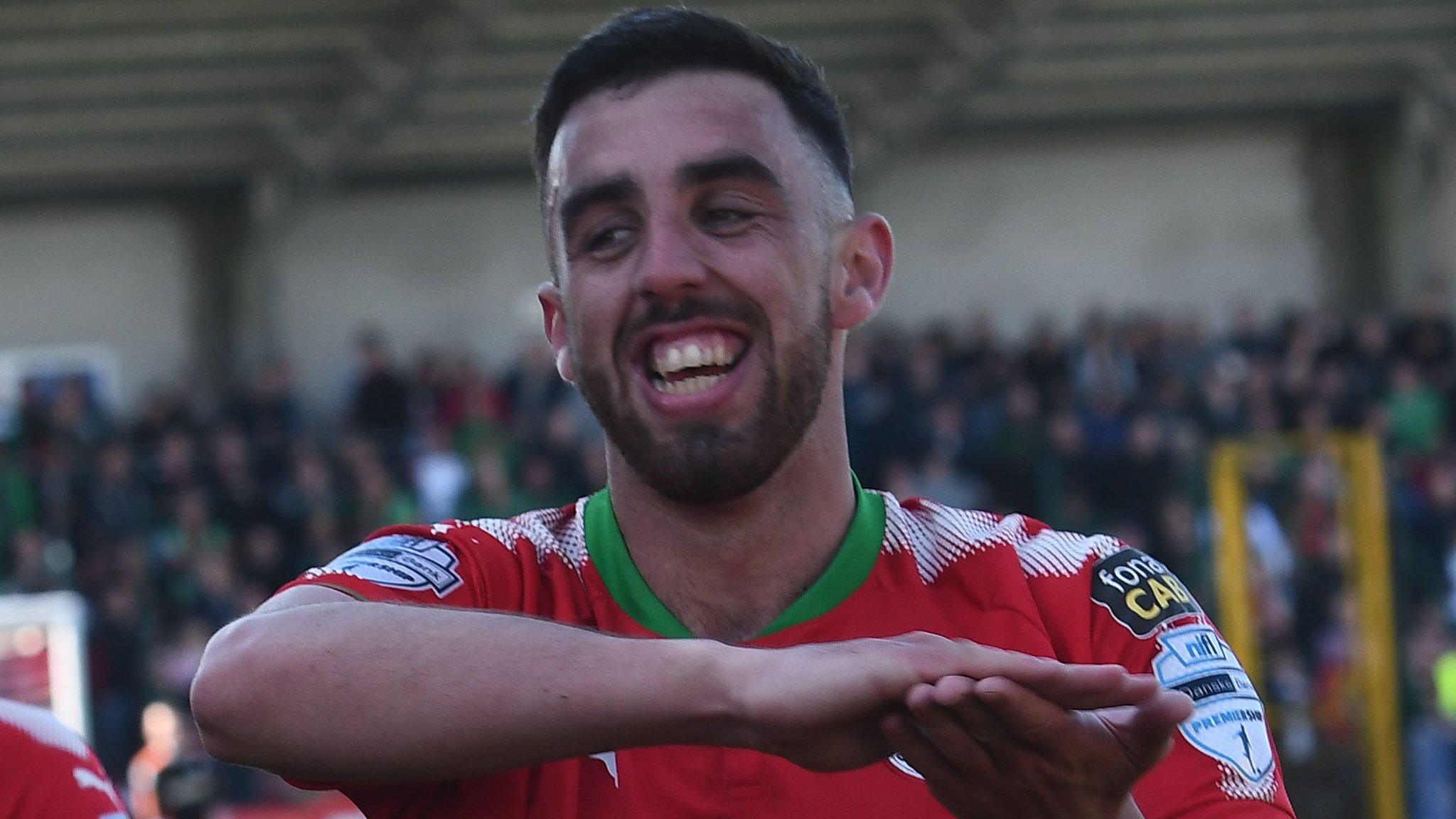 Joe Gormley of Cliftonville