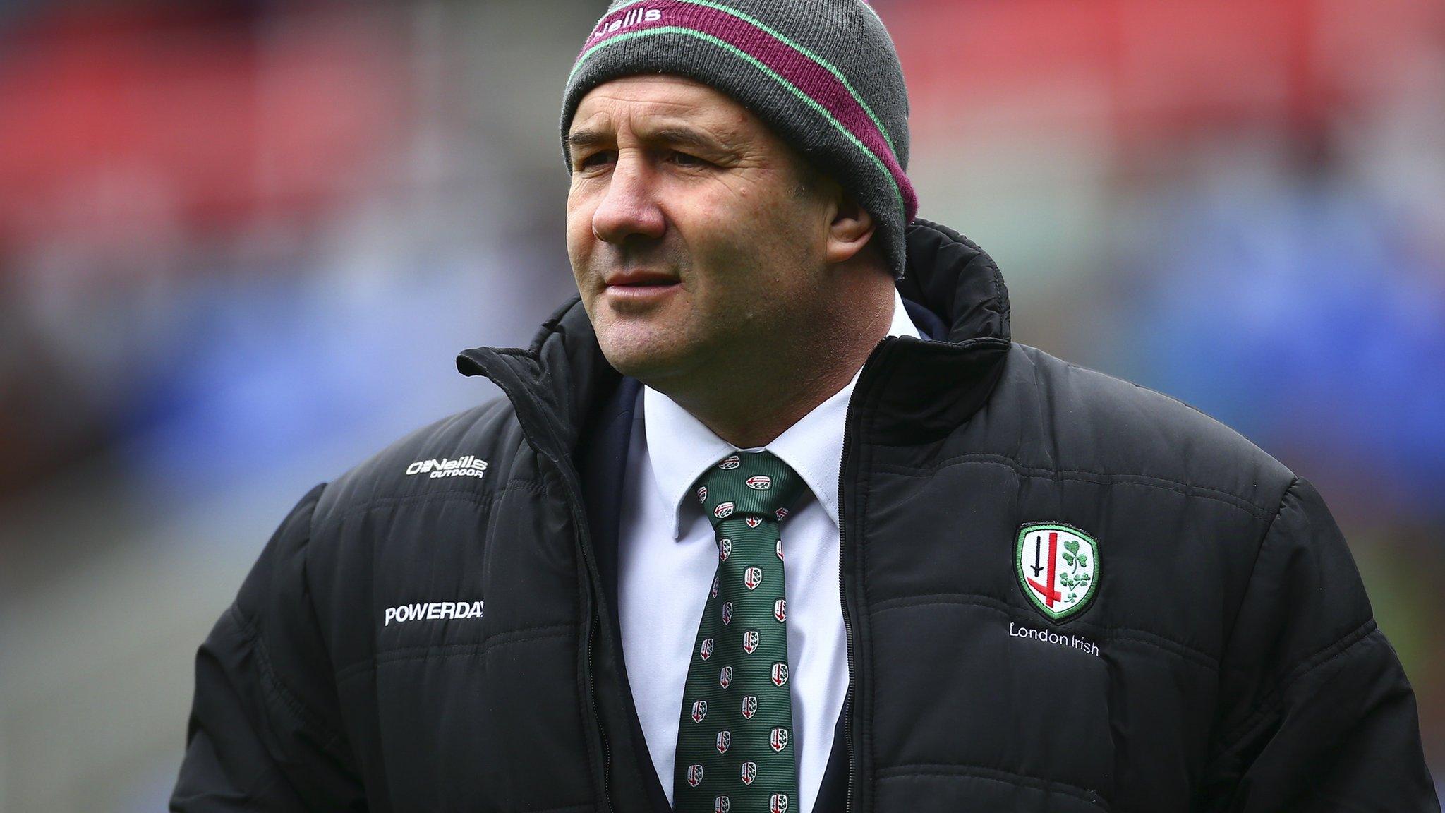 London Irish head coach Tom Coventry