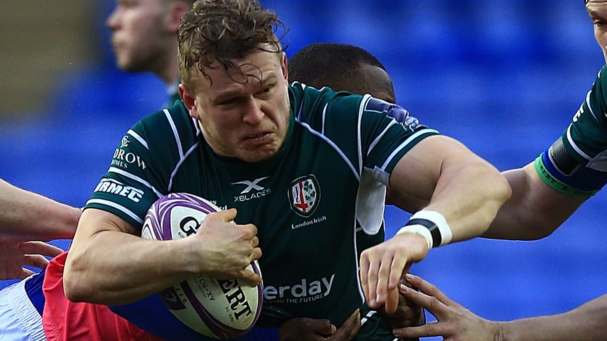 London Irish hooker Tom Woolstencroft