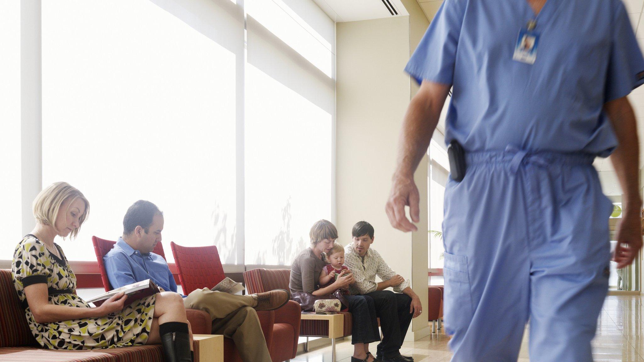 Hospital waiting area