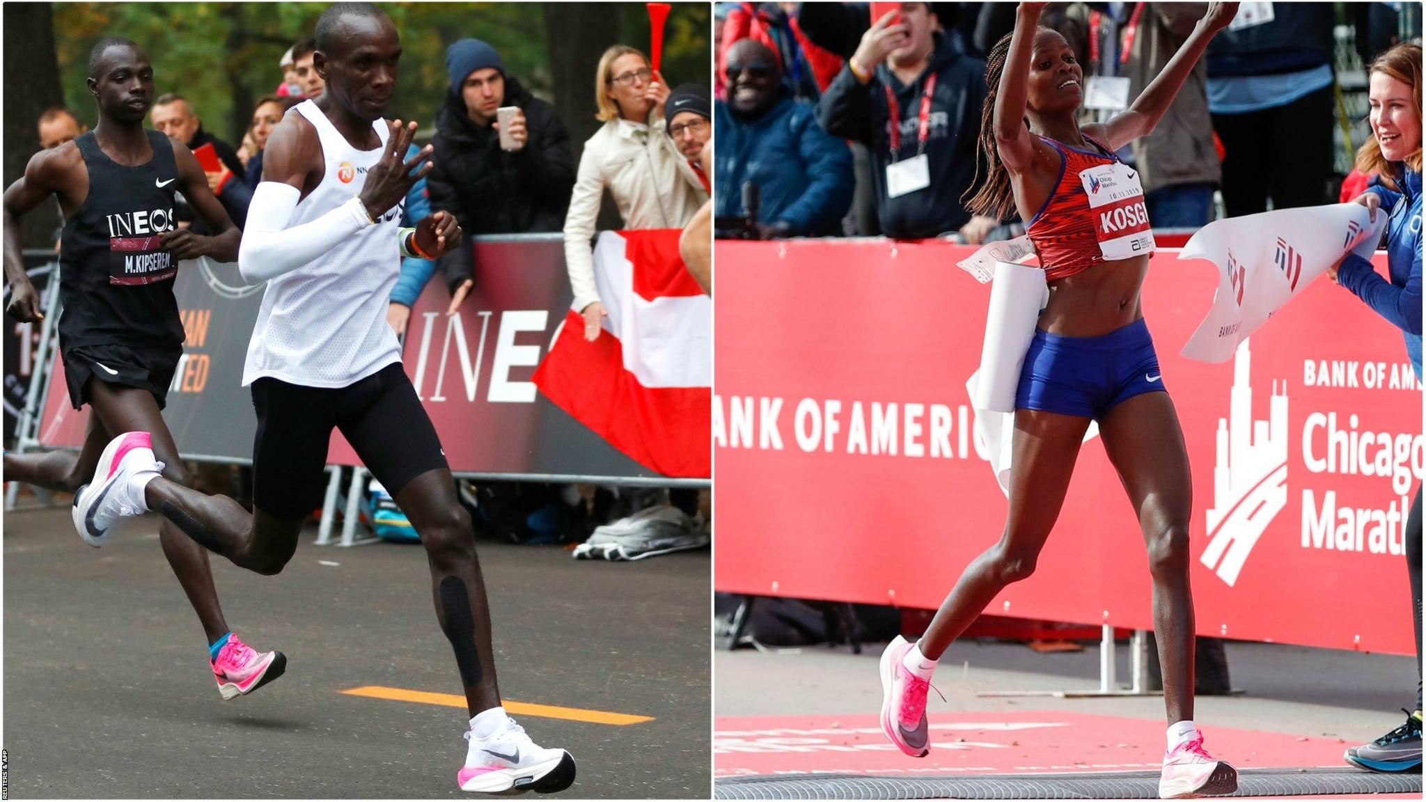 Eliud Kipchoge & Brigid Kosgei