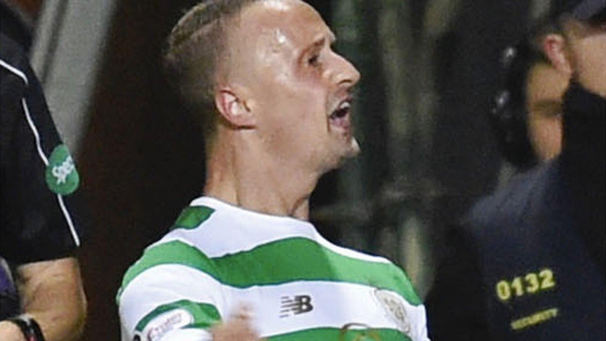 Leigh Griffiths celebrates his winning goal