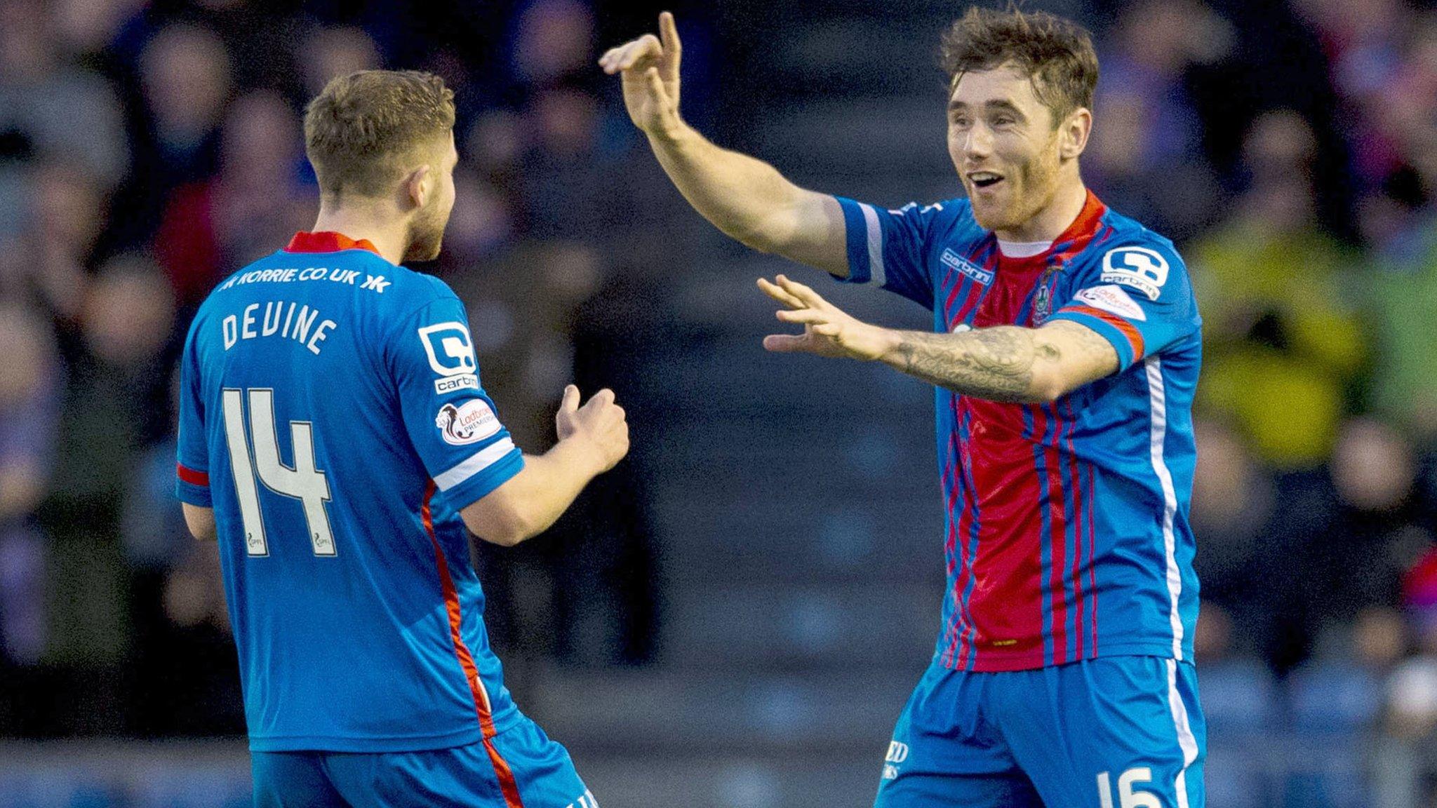 Greg Tansey celebrates scoring