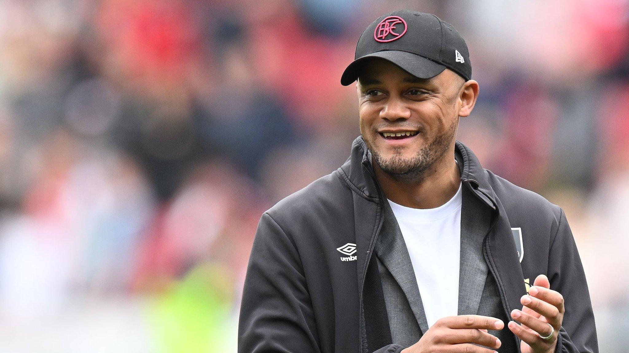 Vincent Kompany has led Burnley to 28 wins and just three defeats from his 45 Championship games in charge of the club