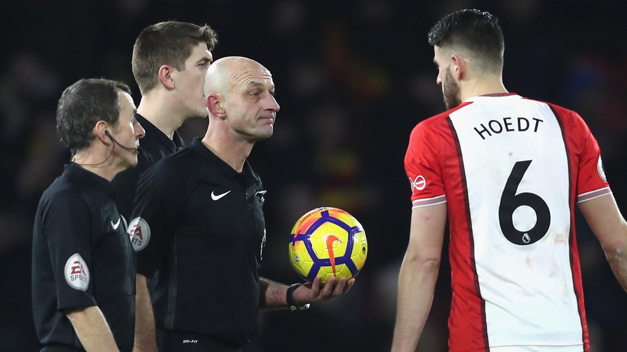 Referee Roger East