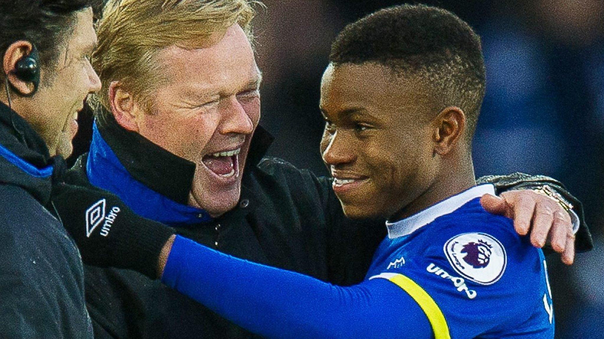 Ronald Koeman and Ademola Lookman