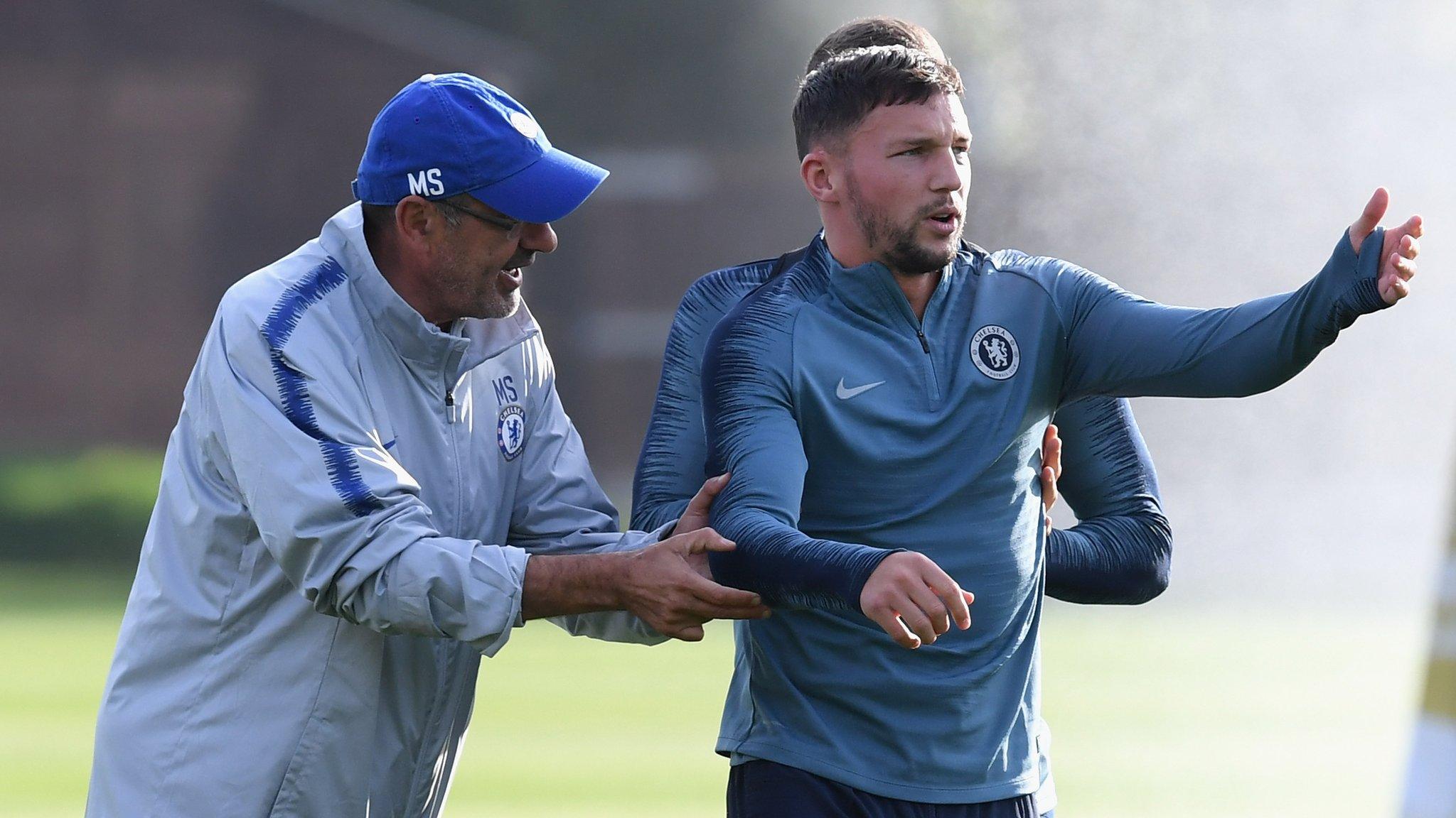 Maurizio Sarri and Danny Drinkwater