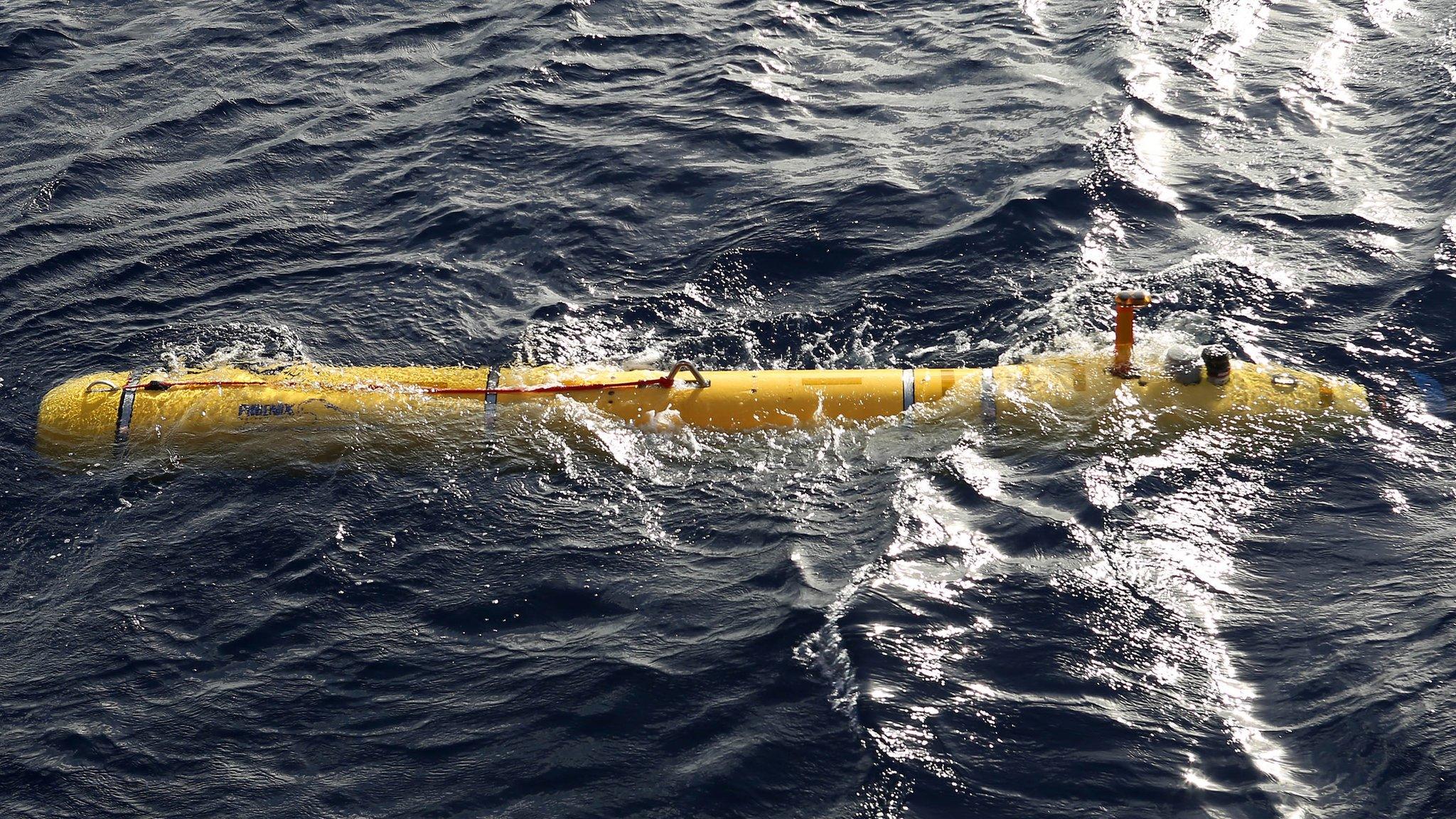 A sonar detector used in the search