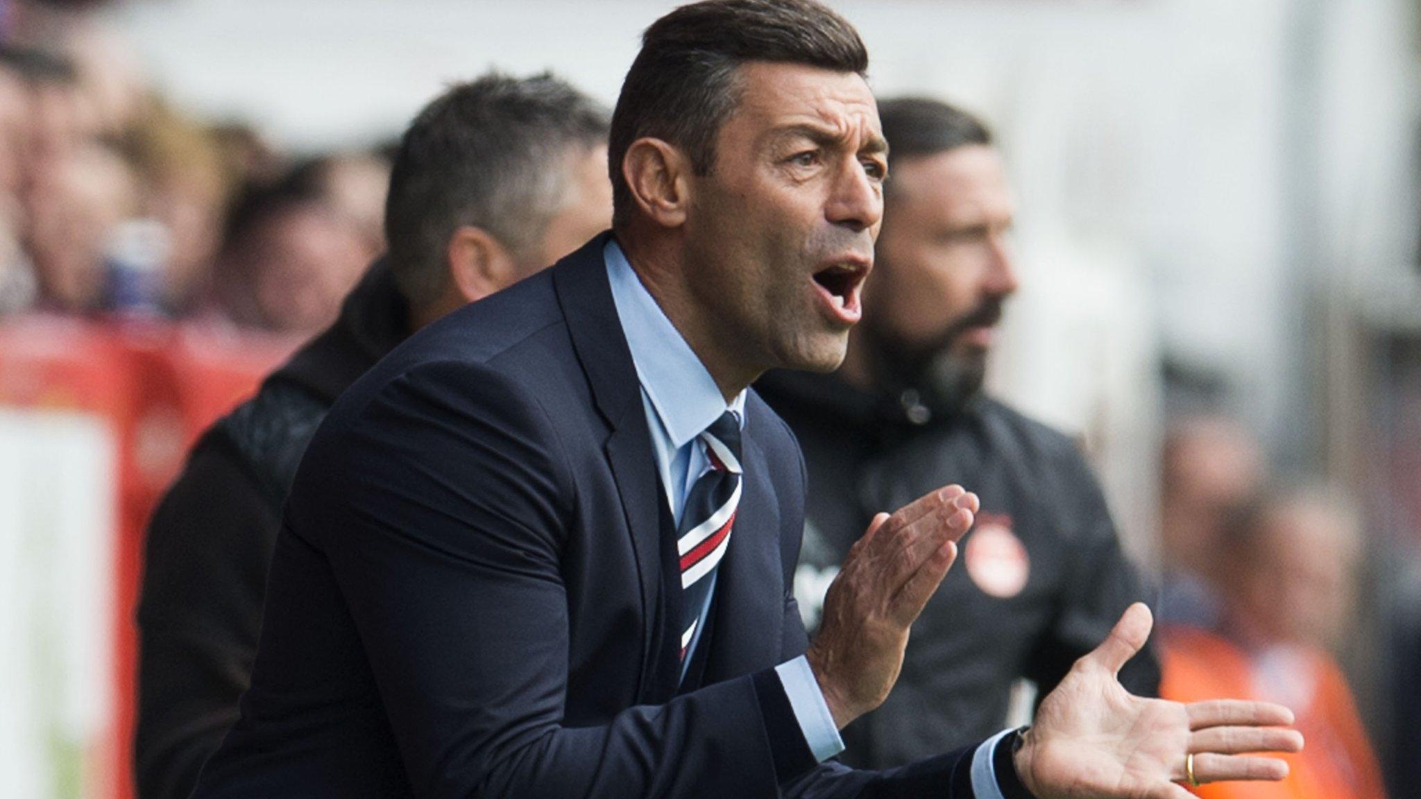 Rangers boss Pedro Caixinha