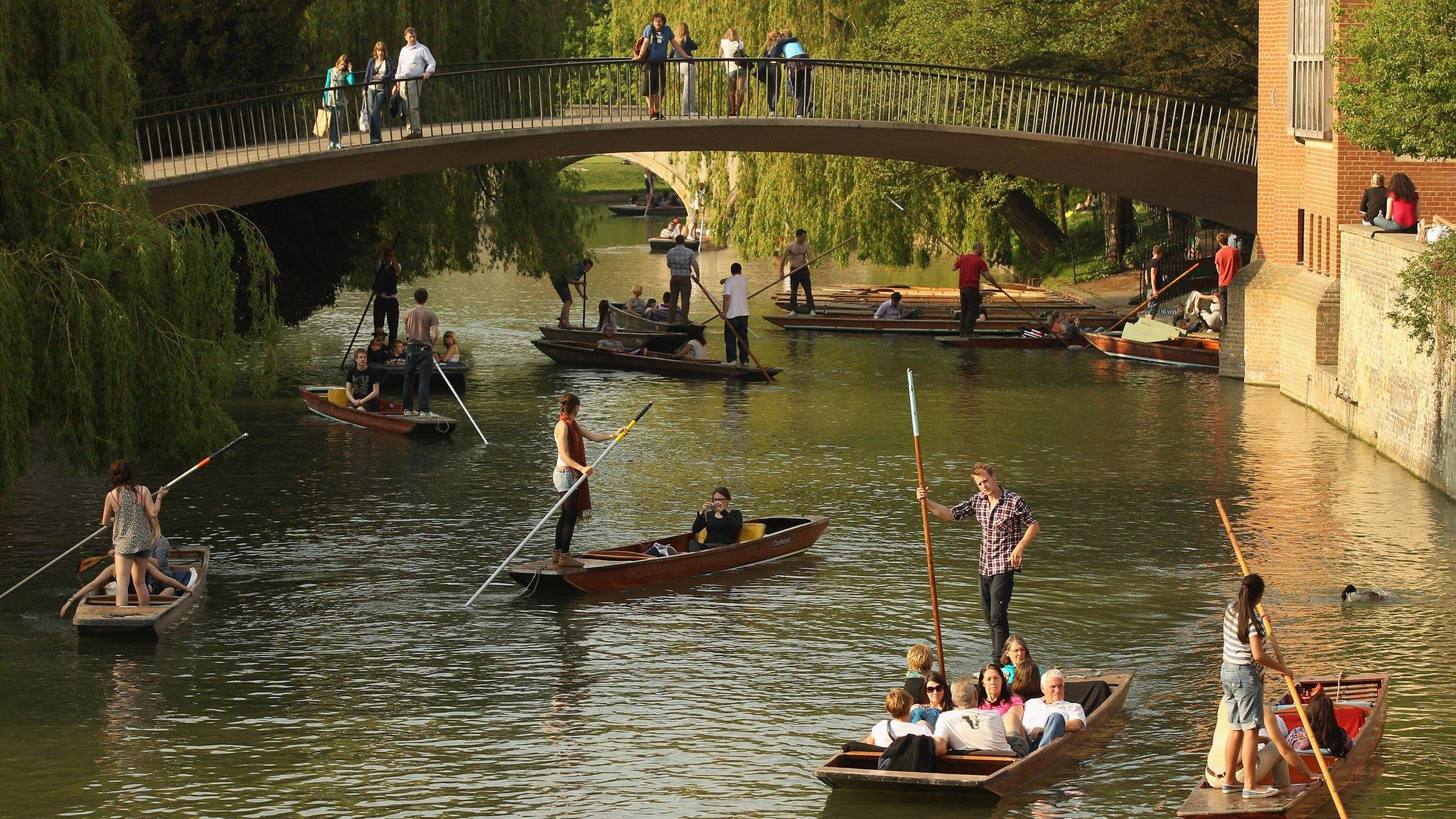 Punting on the River Cam, Cambridge