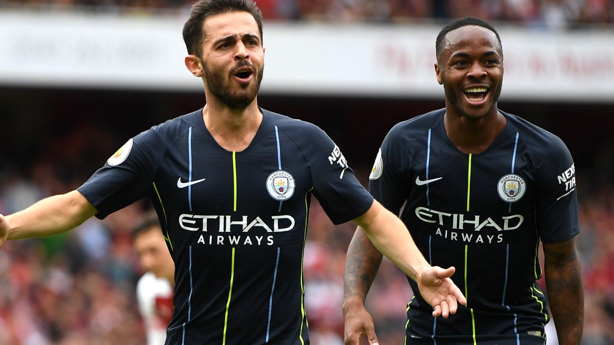 Bernardo Silva and Raheem Sterling