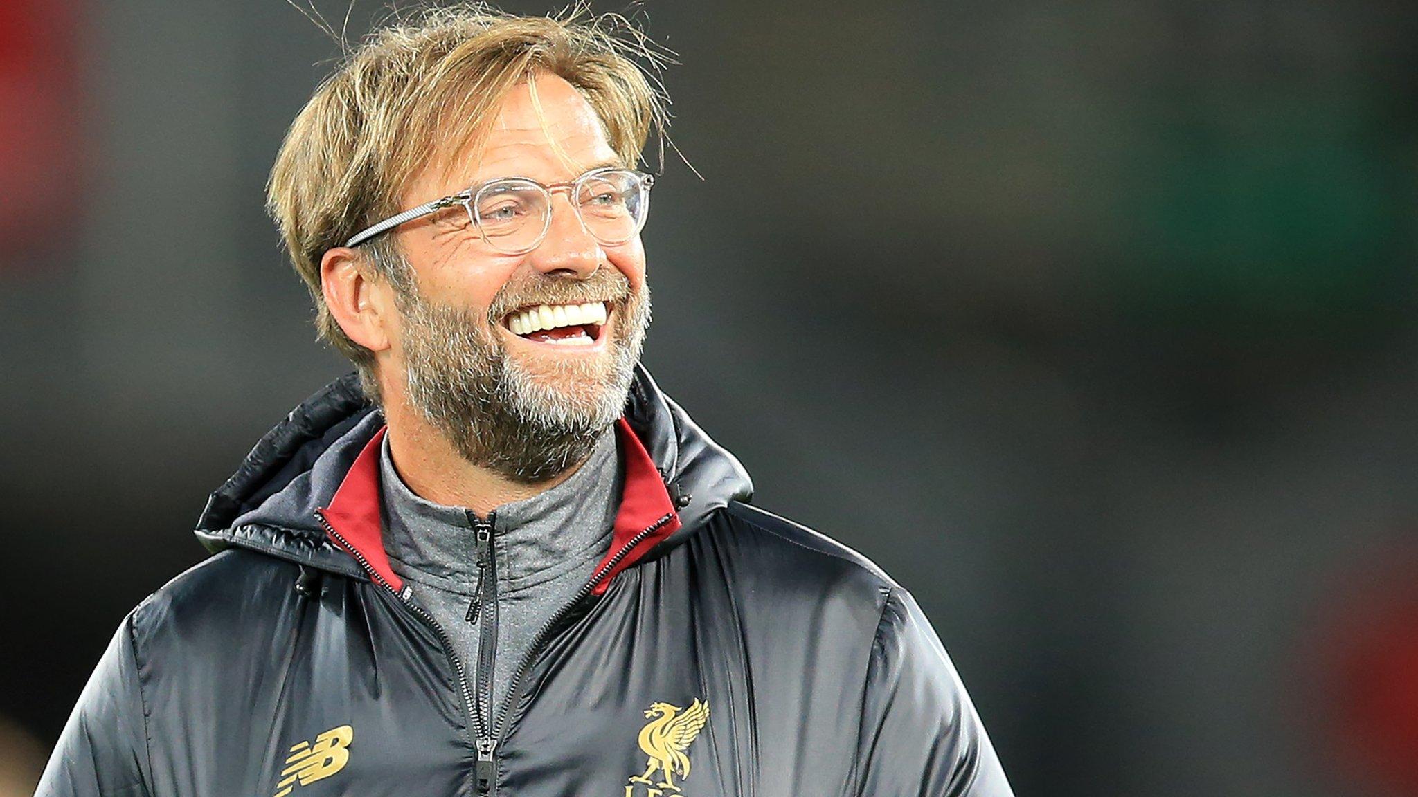 A smiling Jurgen Klopp