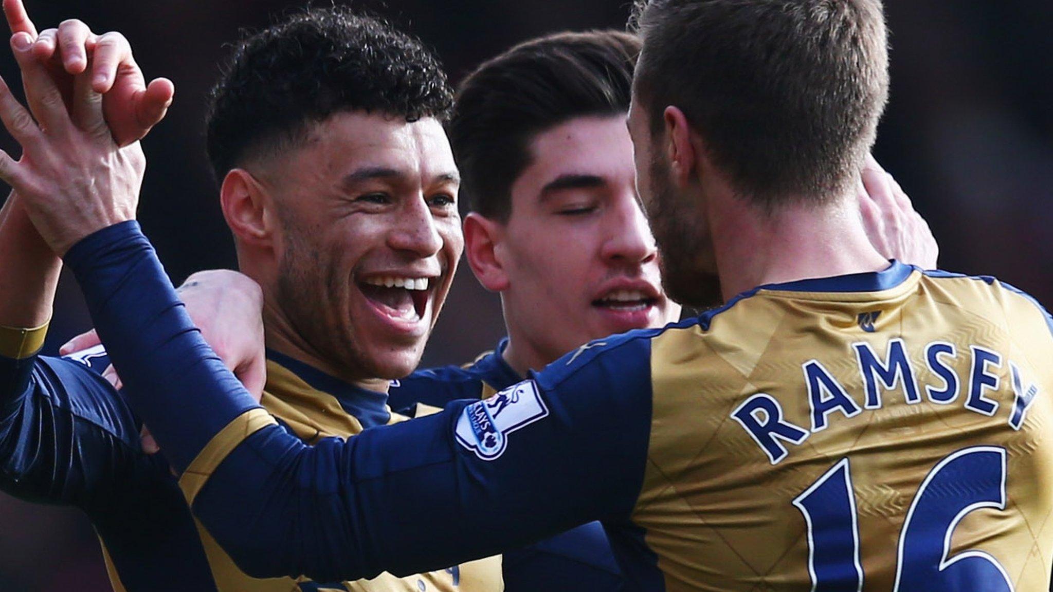 Alex Oxlade-Chamberlain and Aaron Ramsey