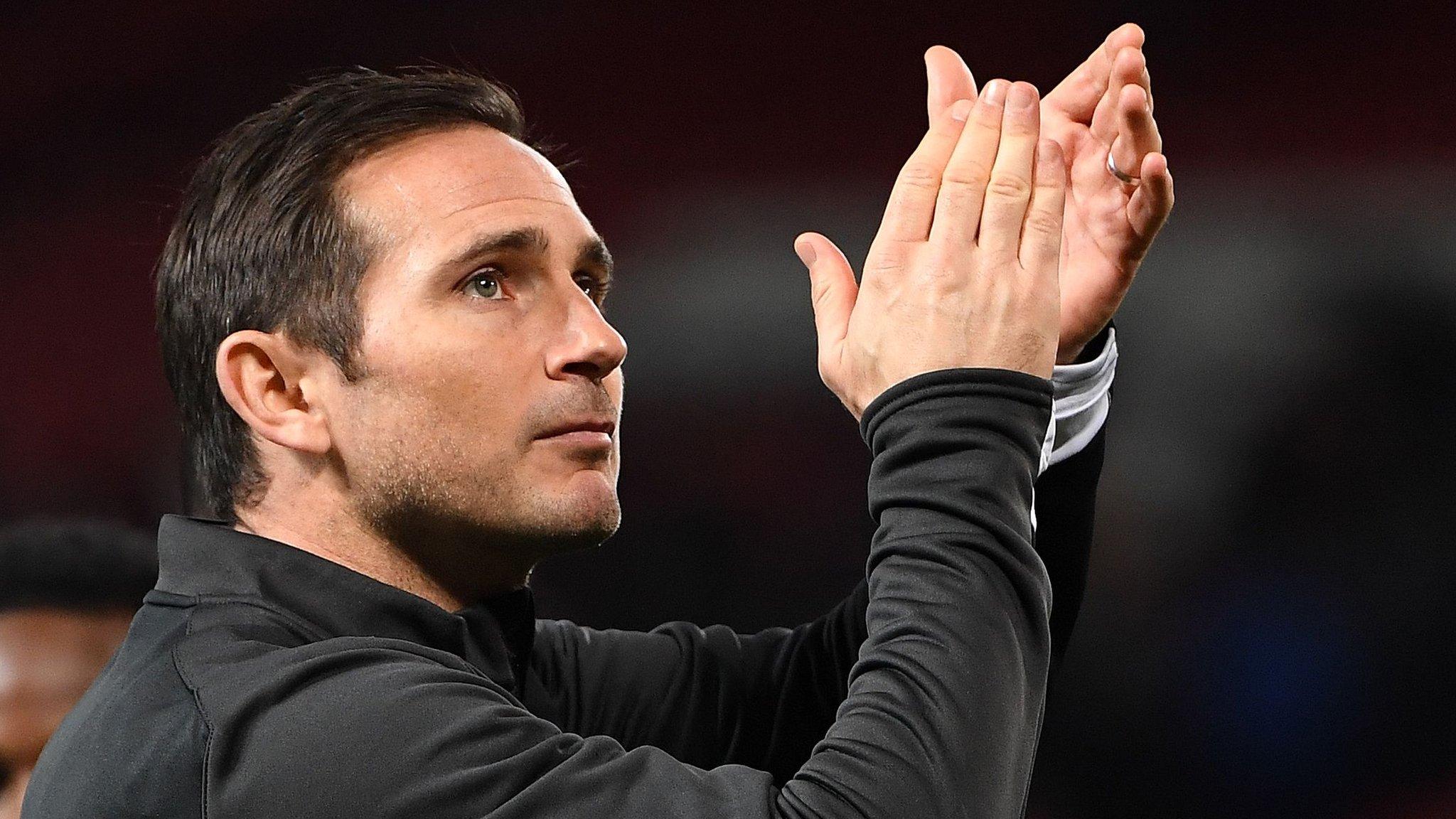 Derby manager Frank Lampard