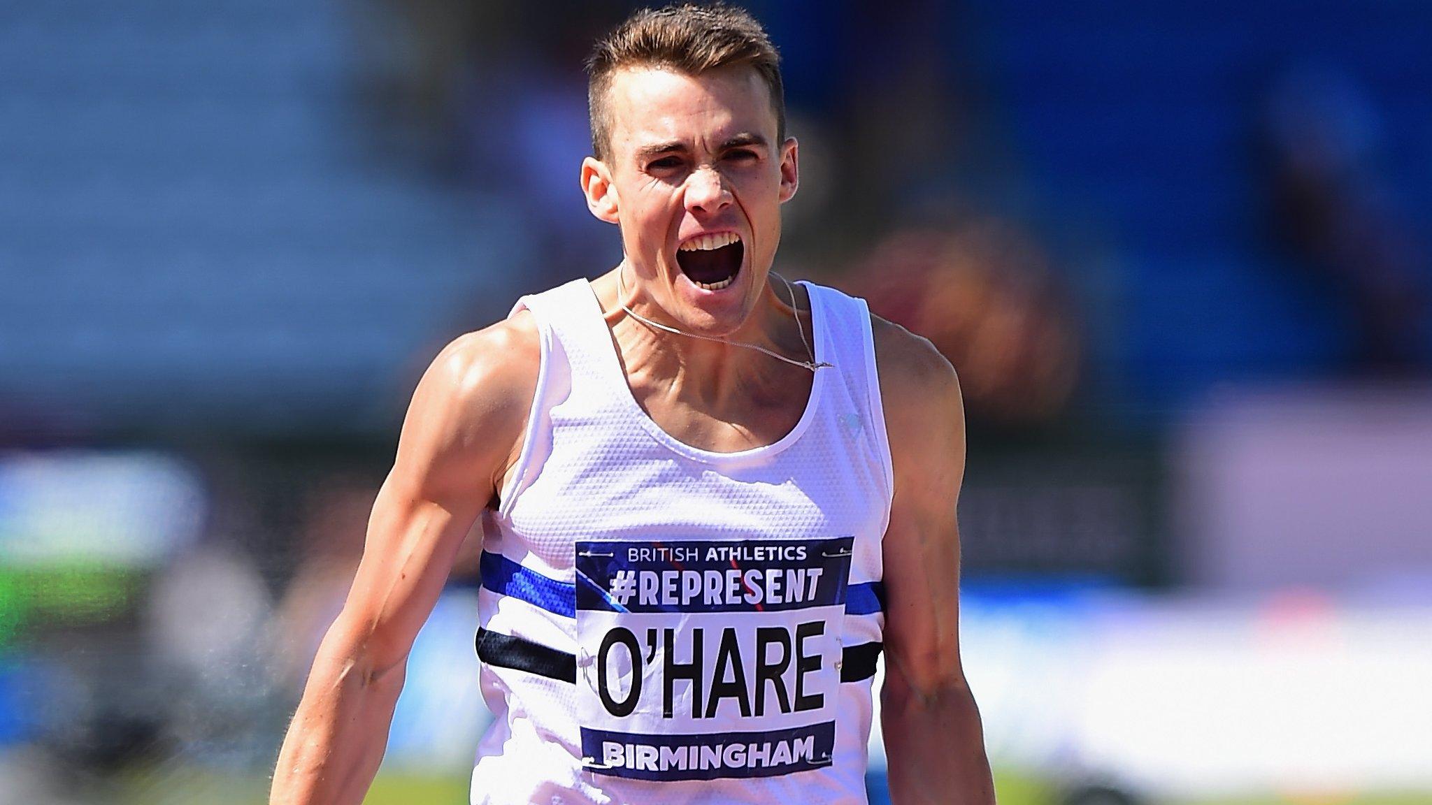 British 1500m champion Chris O'Hare